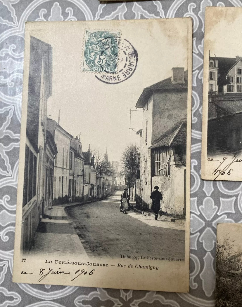 Cartes postales anciennes La Ferté Sous Jouarre 1906 Lot de 7.