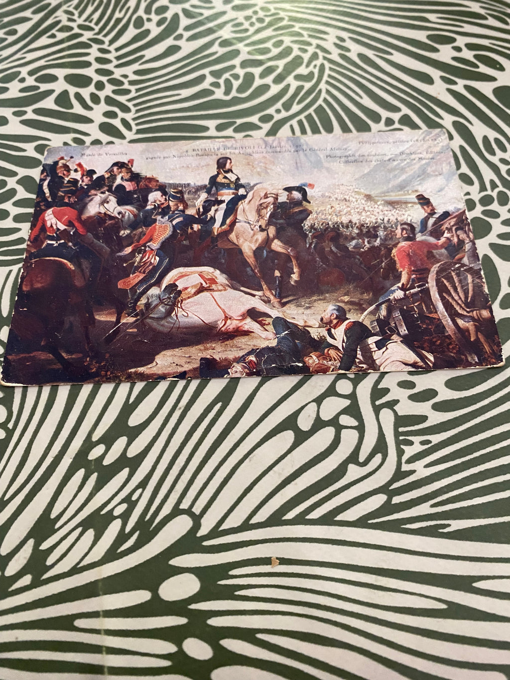 Carte postale Napoléon. La bataille de Rivoli