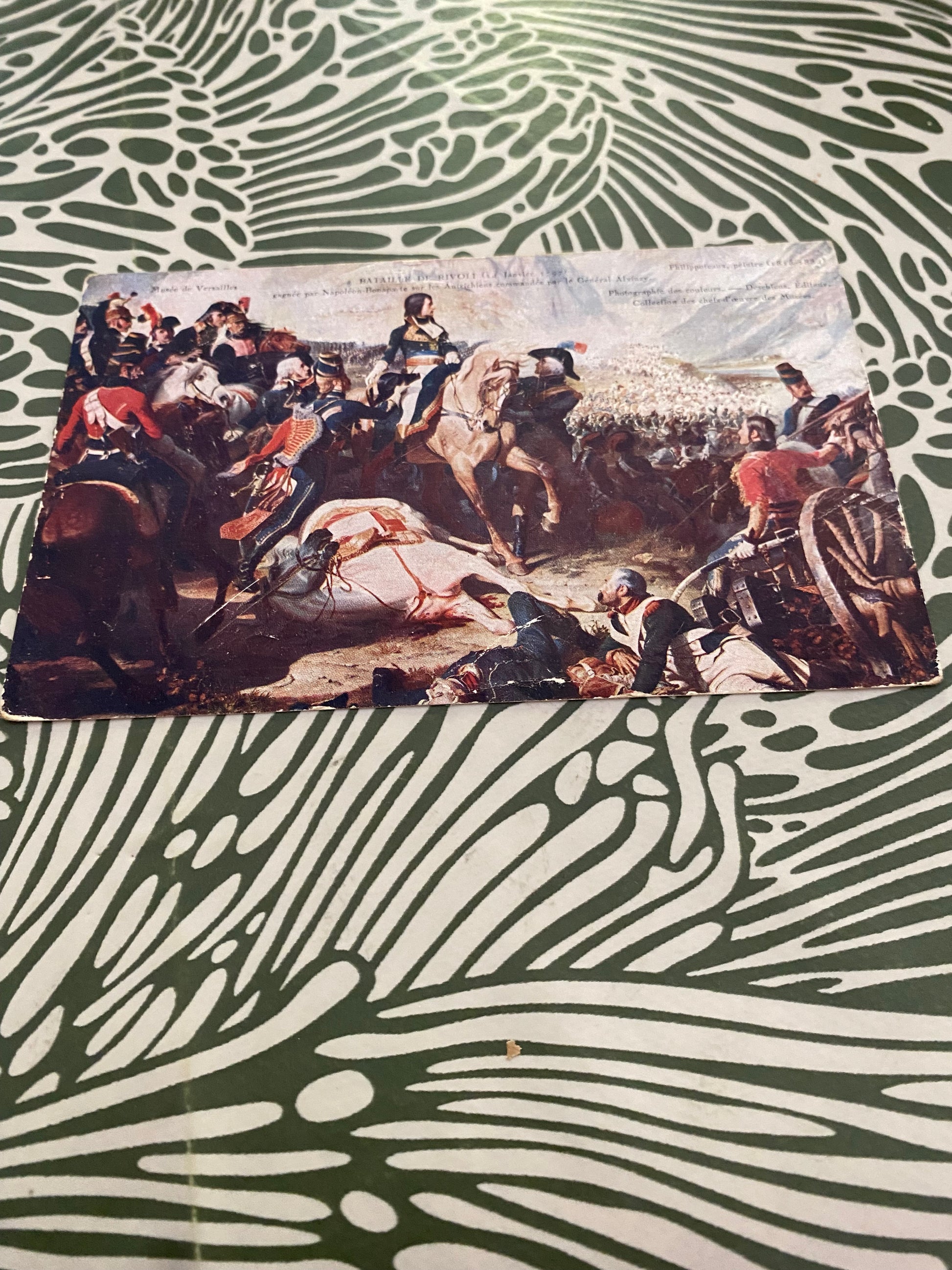 Carte postale Napoléon. La bataille de Rivoli