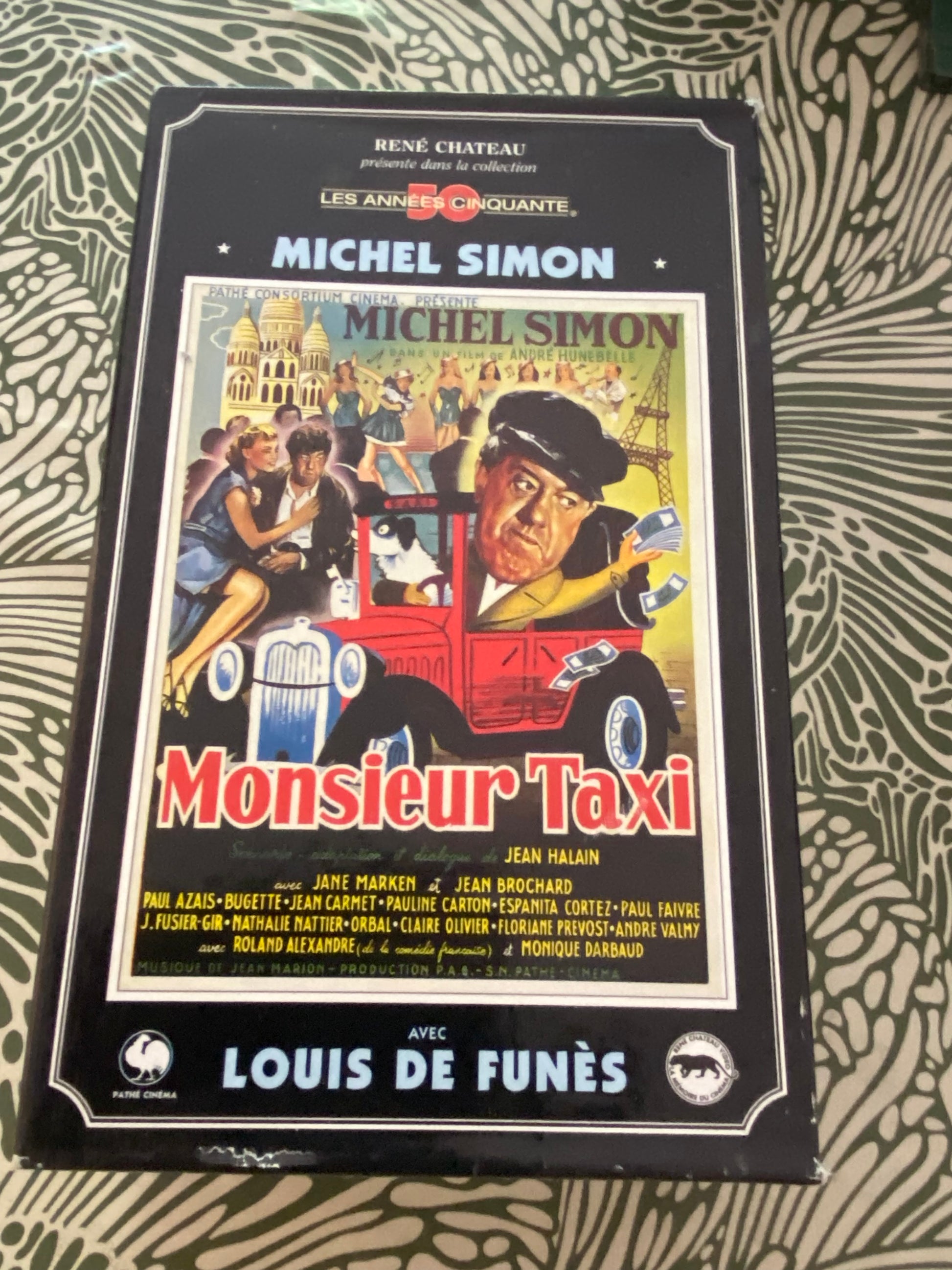 Cassette vidéo coffret Monsieur Taxi. Monsieur Riplet. Michel Simon et Louis de Funès