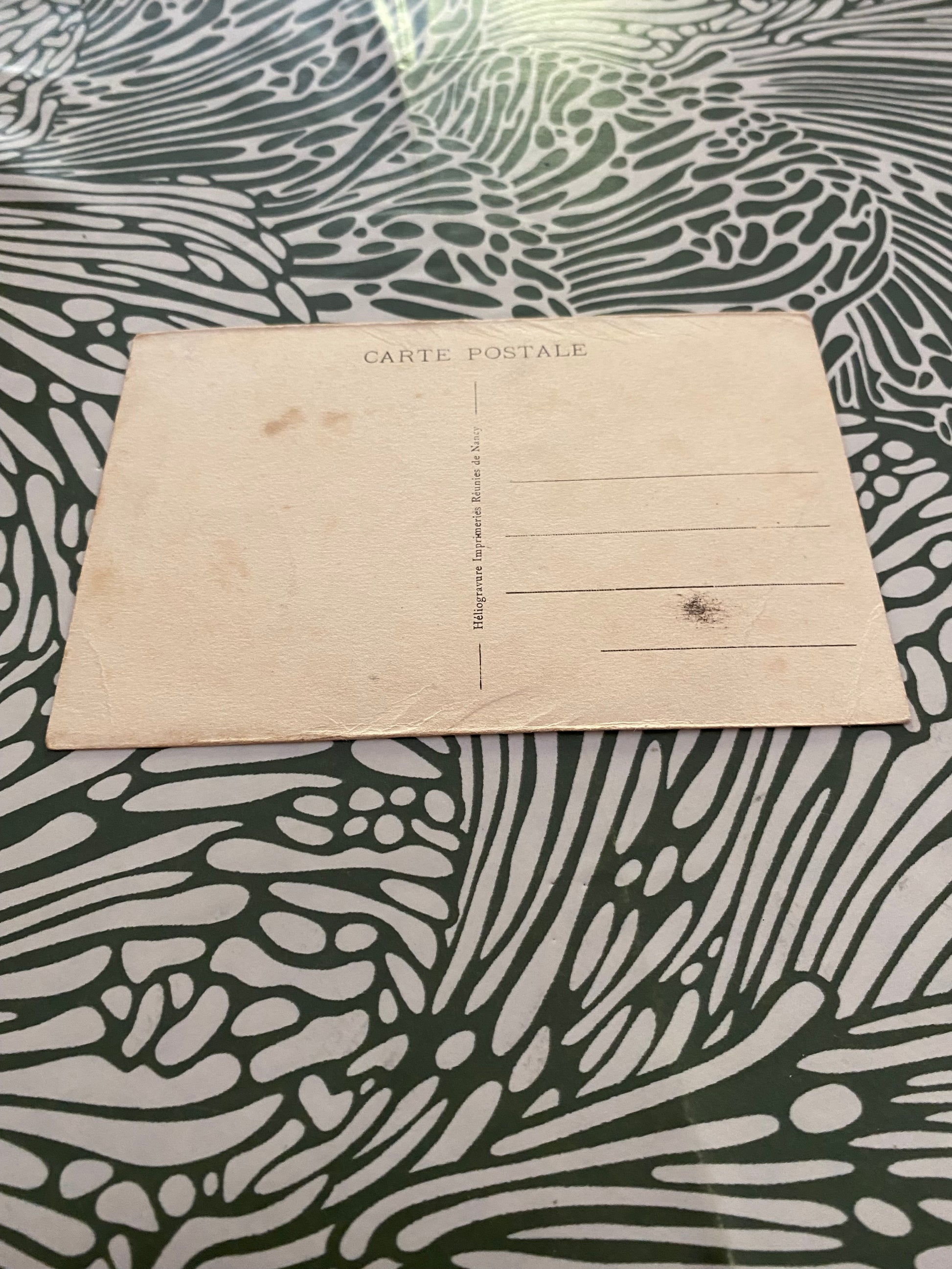 Carte postale ancienne. Les médailles de la monnaie. Série historique. Réception des ambassadeurs Siamois