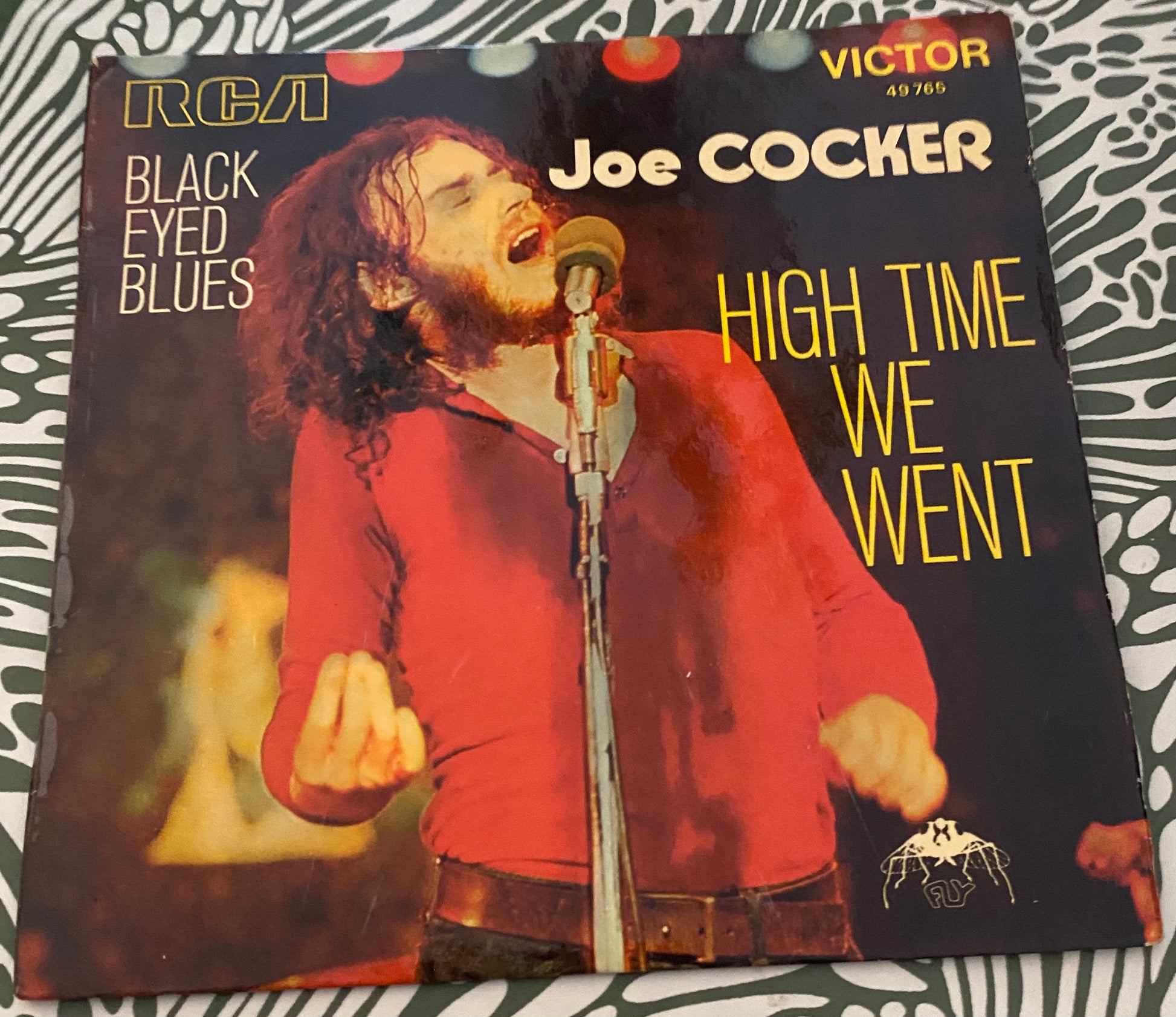 Disque vinyle 45 tours Joe Cocker. High time we went