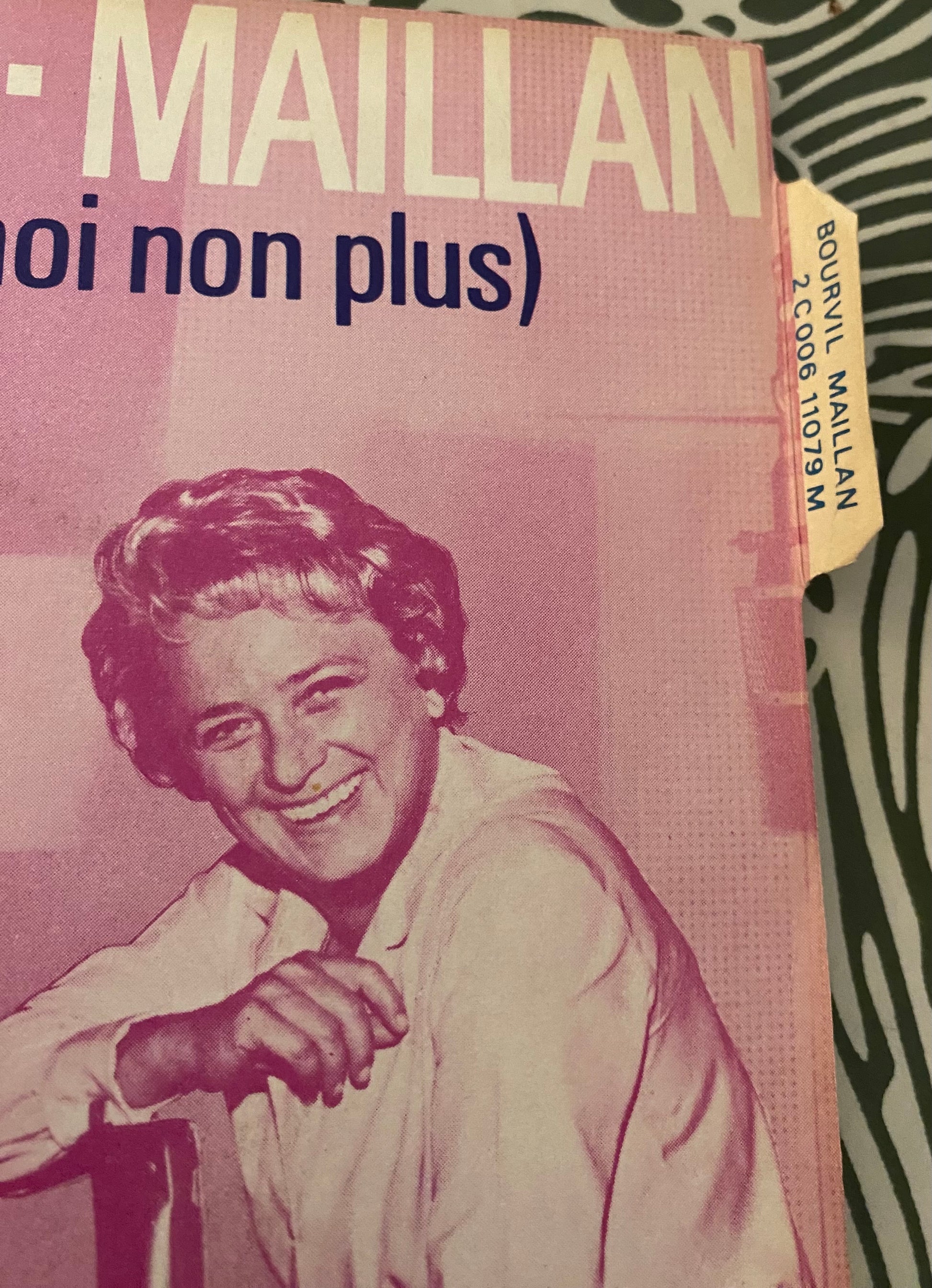 Disque vinyle 45 tours Bourvil-Maillan Ça, je t’aide moi non plus