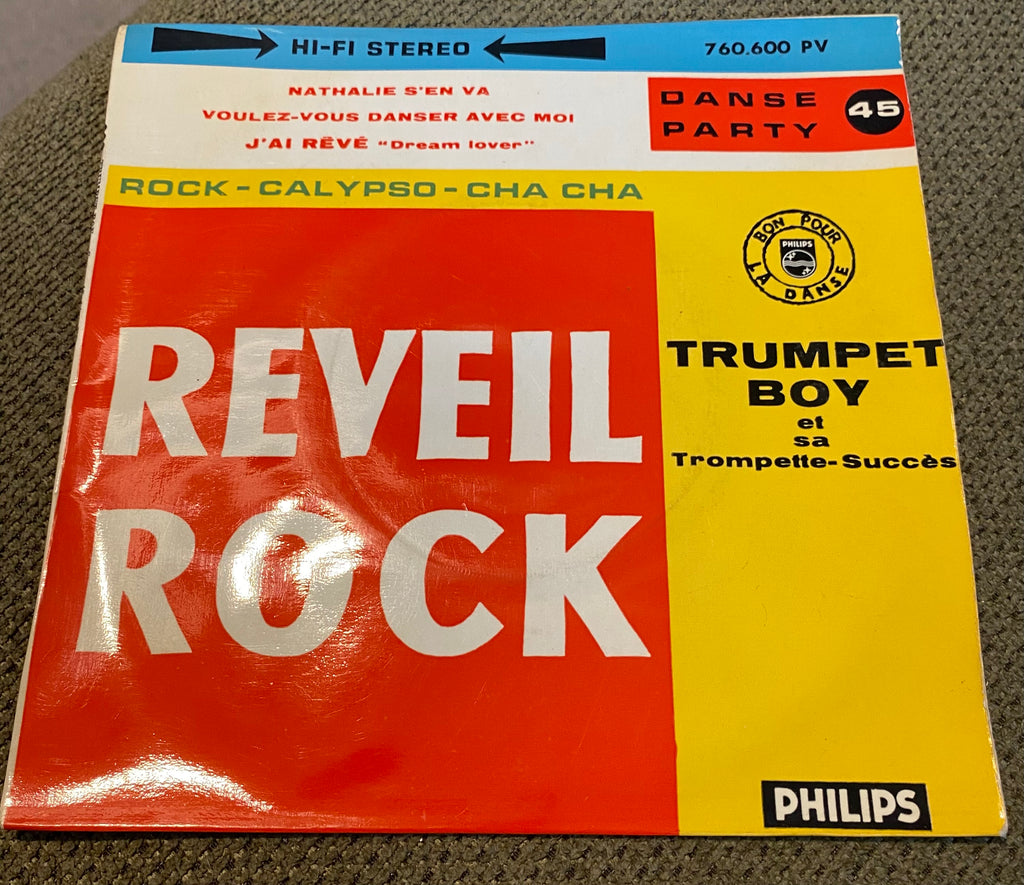 Disque vinyle 45 tours Trumpet boy et sa trompette succès. Réveil Rock