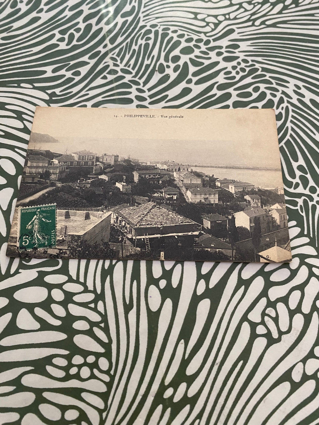 Carte postale ancienne Philippeville. Vue générale