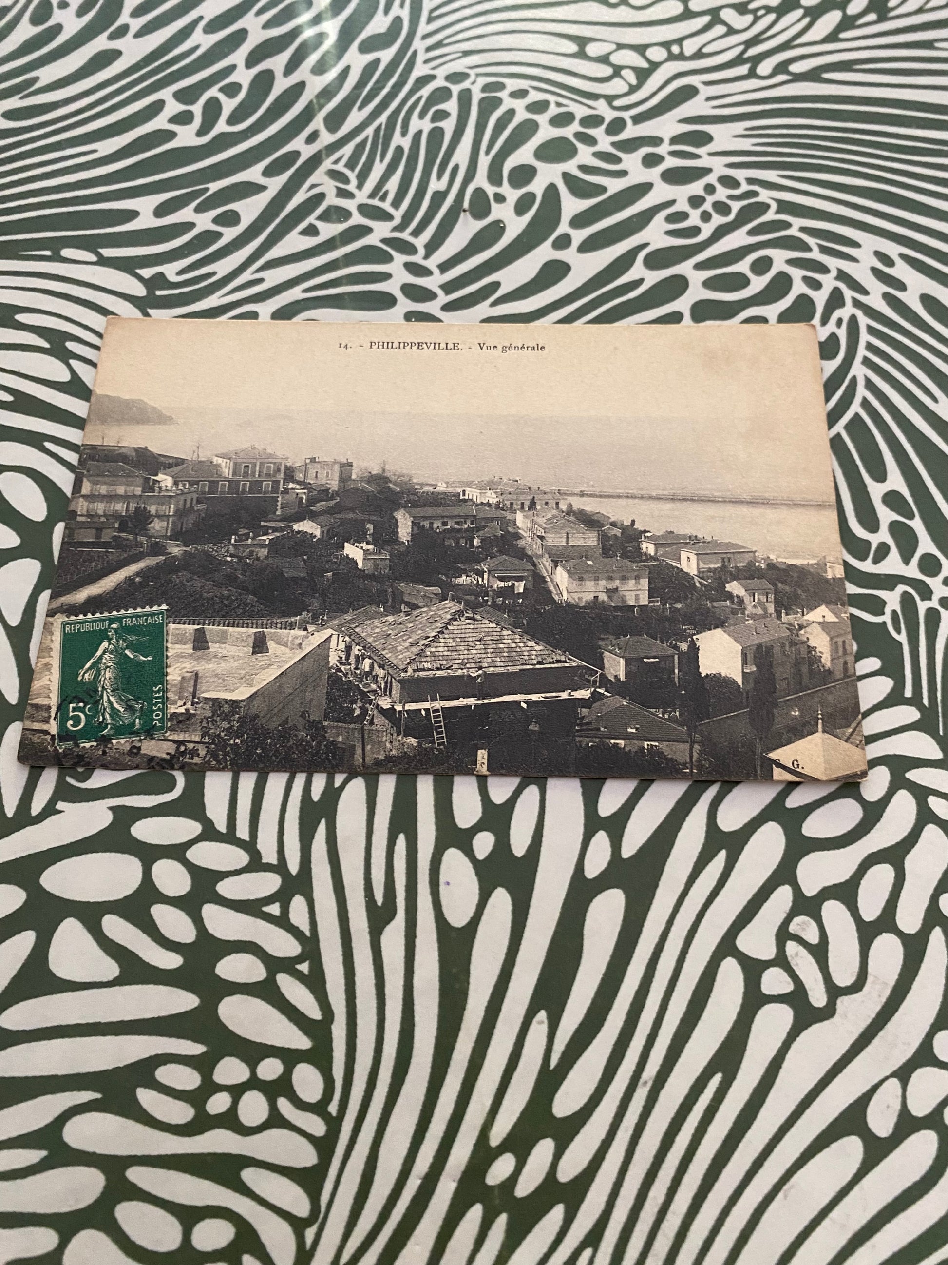 Carte postale ancienne Philippeville. Vue générale