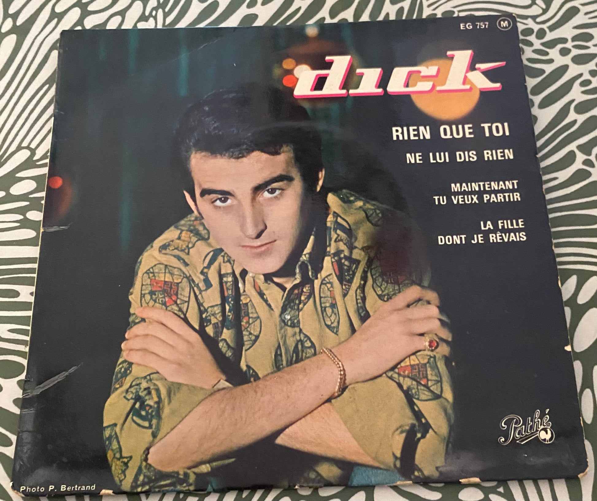Disque vinyle 45 Tours Dick. Rien que toi.