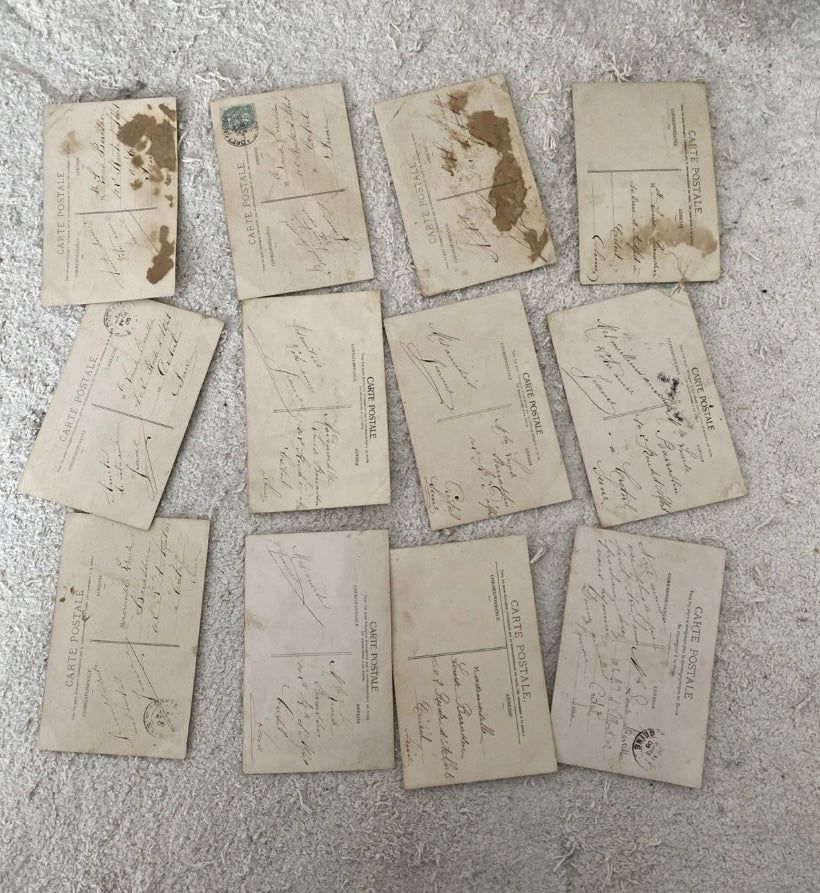 Cartes postales anciennes. Fantaisies Lot de 12. Édition JK