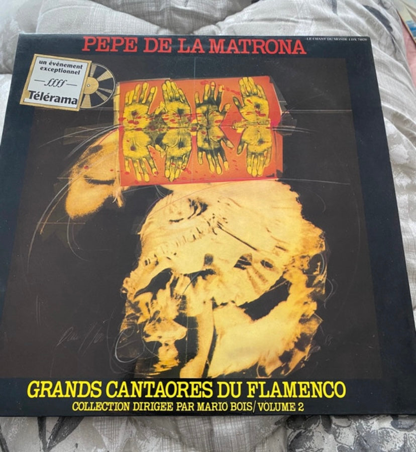 Disque vinyle 33 tours Pepe de la Matrona. Grands Cantaores du Flamenco.