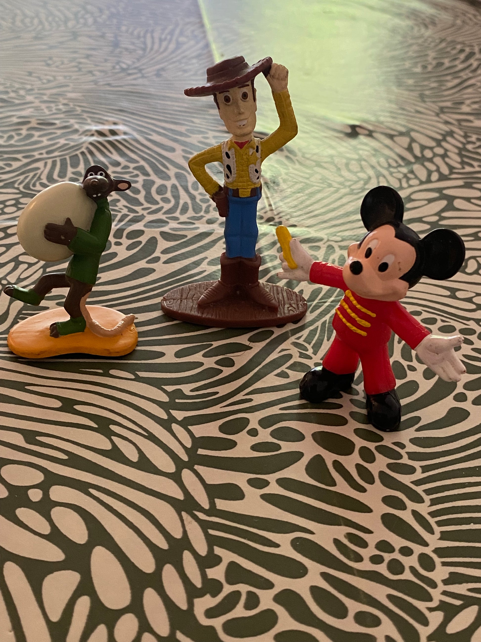 Figurines Disney Pixar. Lot de 3.