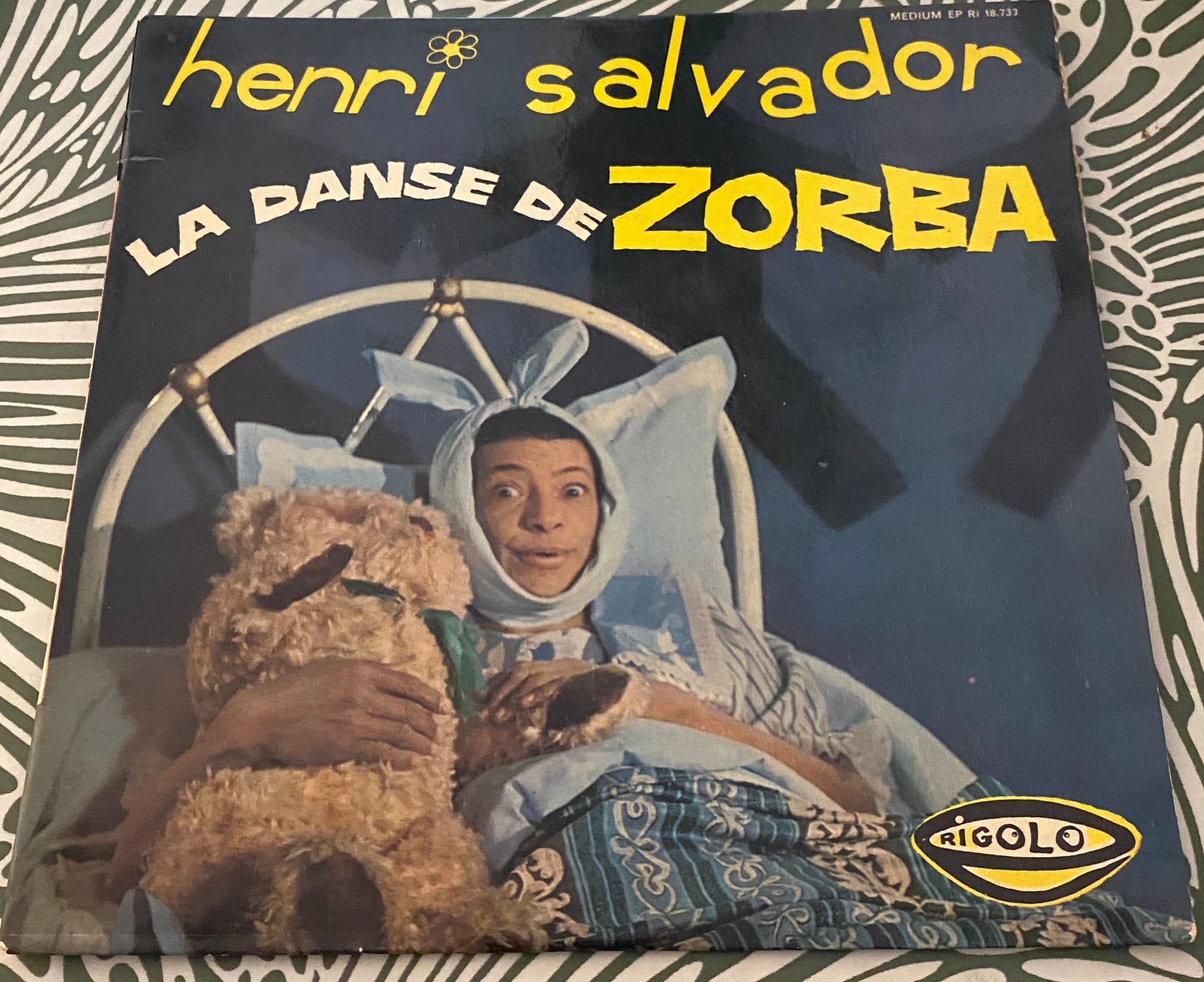 Disque vinyle 45 tours Henri Salvador. La danse de Zorba