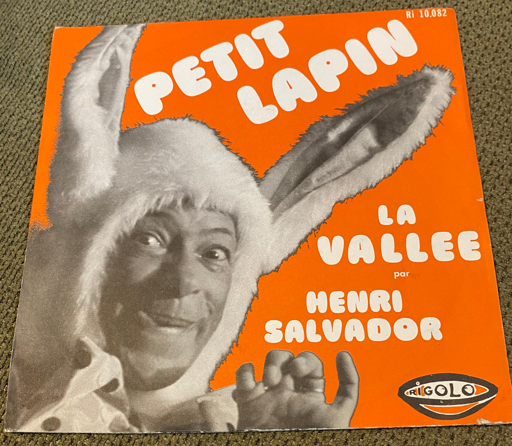 Disque vinyle 45 Tours Henri Salvador. Petit Lapin