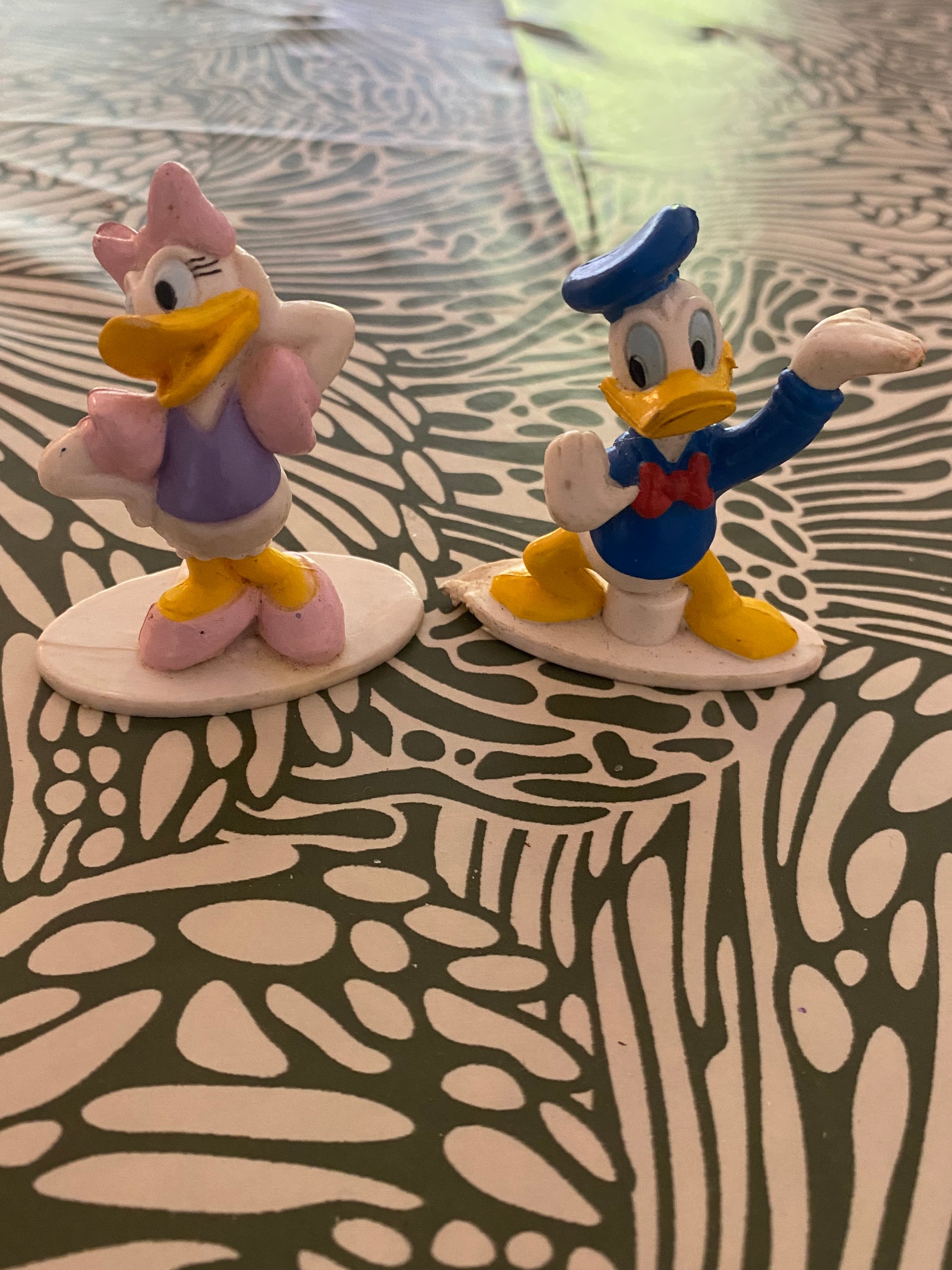 Figurines anciennes Disney. Donald. Lot de 2