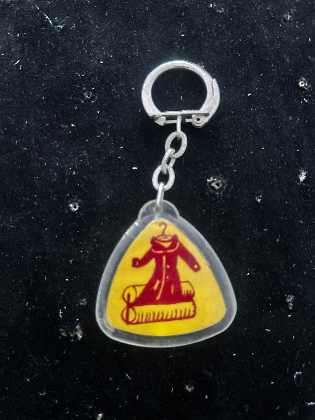Porte clefs ancien Paubert pressing