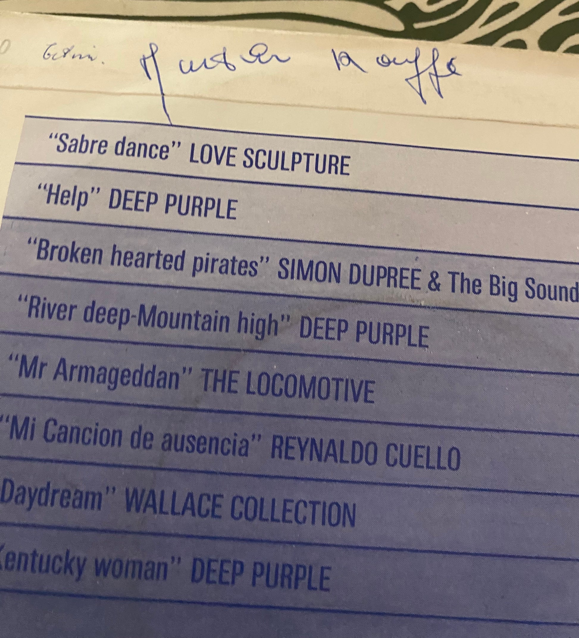 Disque vinyle 45 Tours Day Dream. Wallace collection