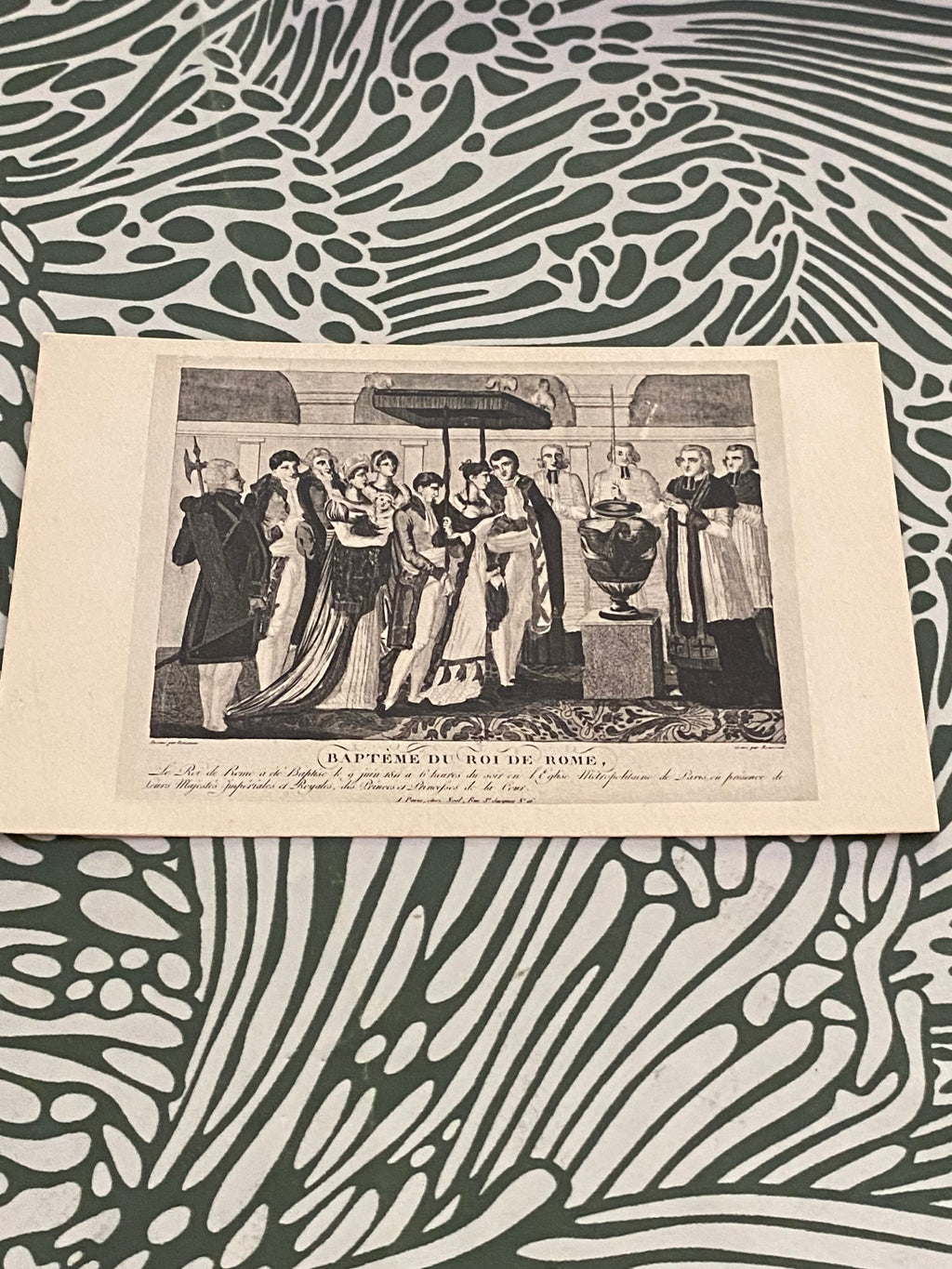 Carte postale Baptême du Roi de Rome