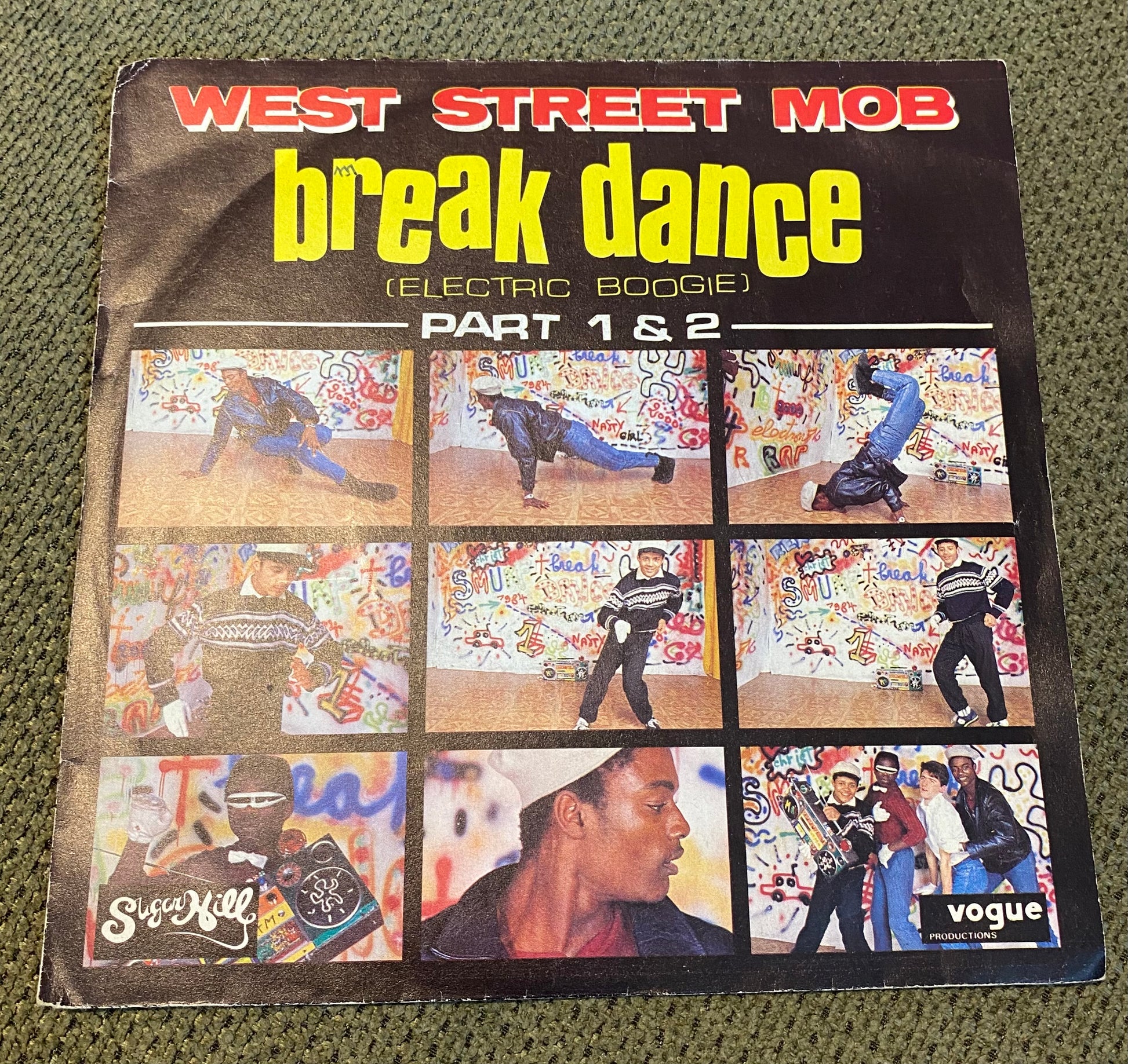 Disque vinyle 45 tours Break Dance part 1&2 Electric Boogie