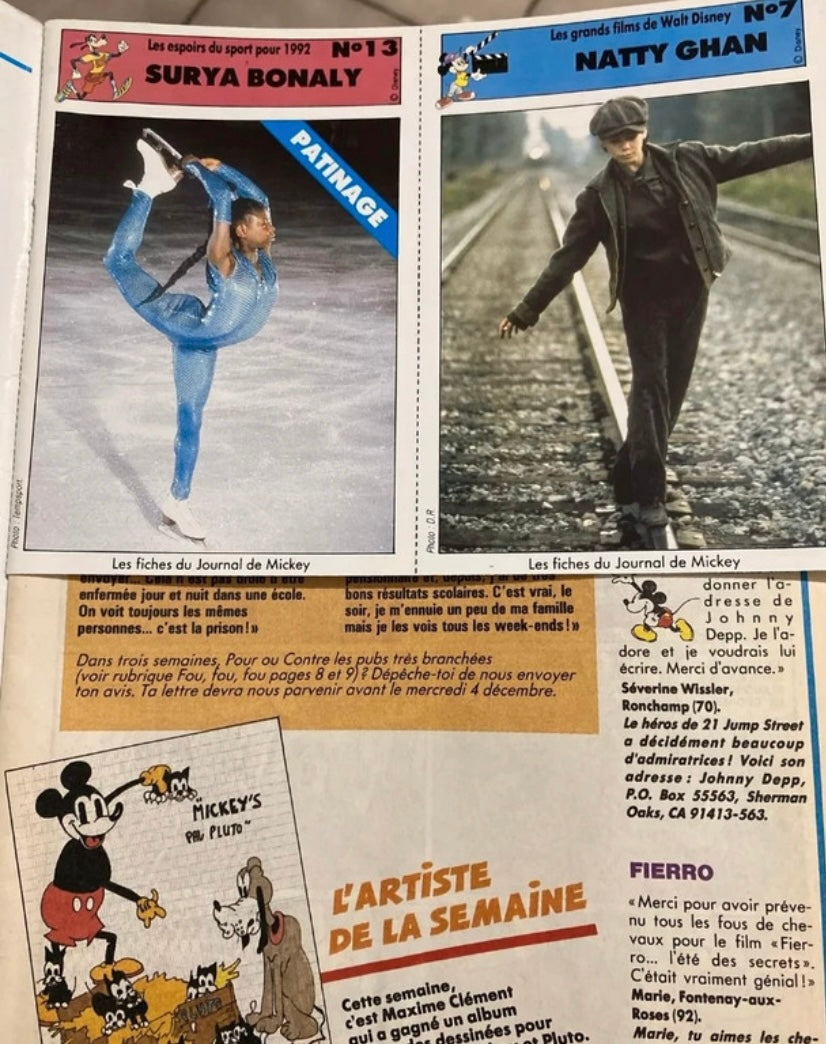 Bd ancienne le journal de Mickey numéro 2058. Bernard et Bianca. Pas d’images.