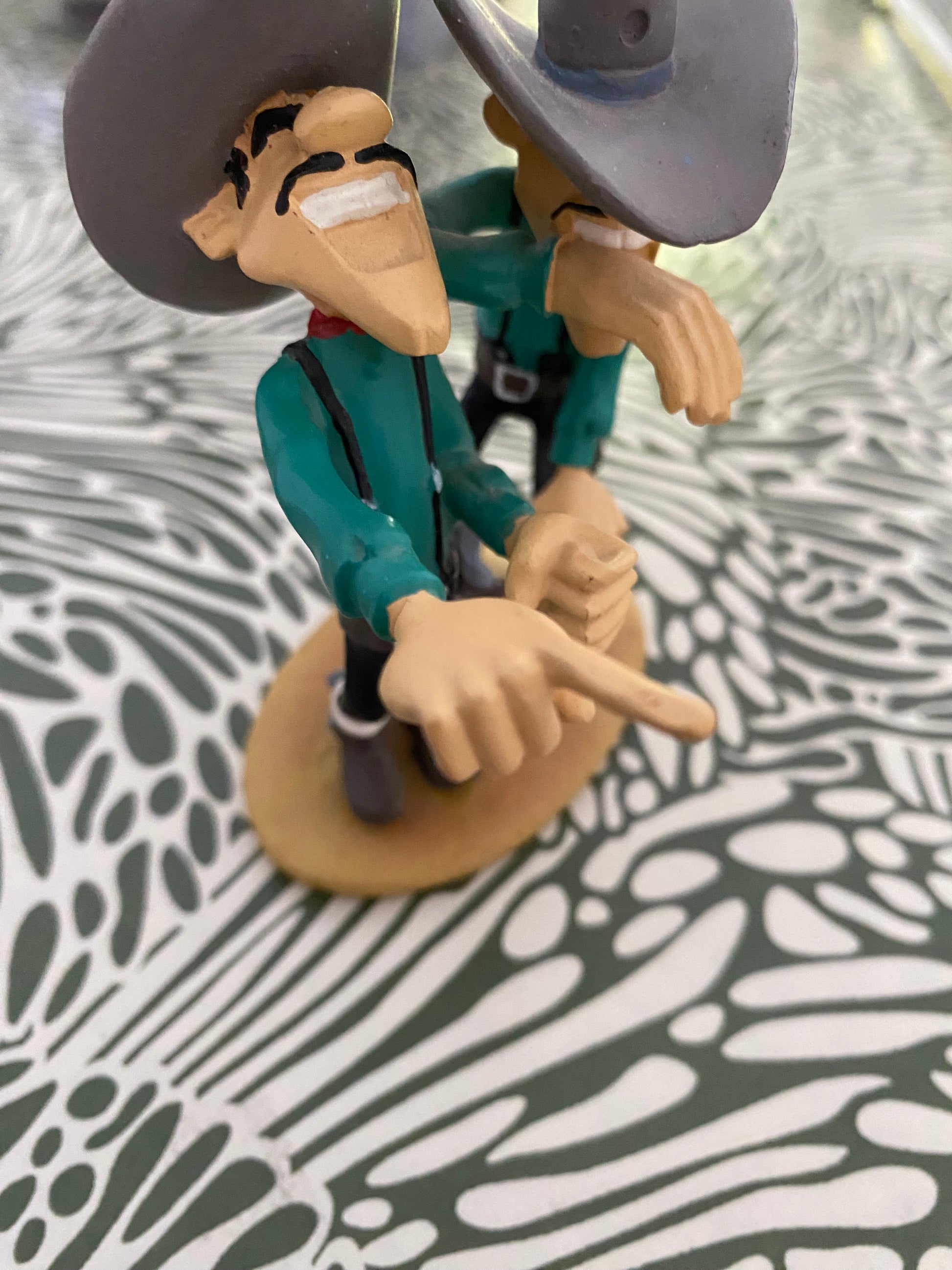 Figurine ancienne Lucky Luke. Les daltons D’après Marie Leblon. 2003