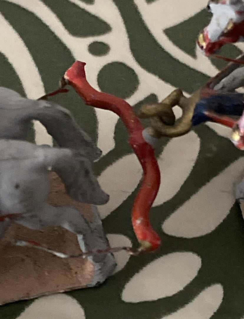 Figurines anciennes CBG Mignot Carrosse Le Sacre de Napoléon en plomb. Petite taille voir Photos