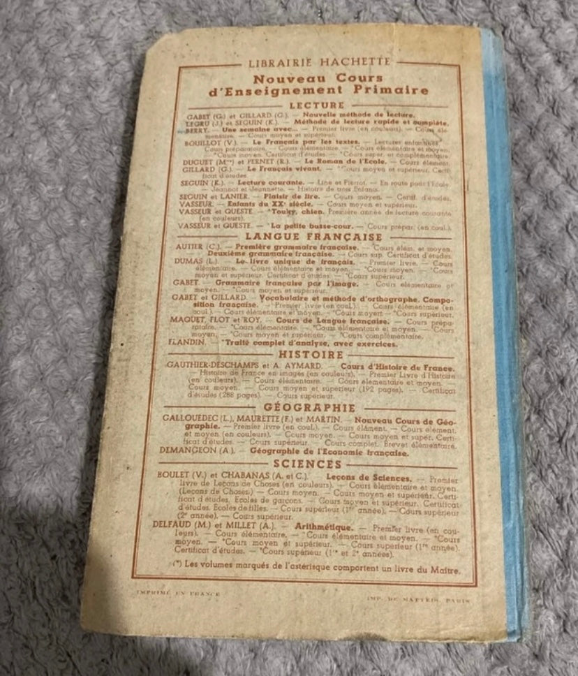 Livre ancien Jeannot et Jeannette. K. Seguin 1945