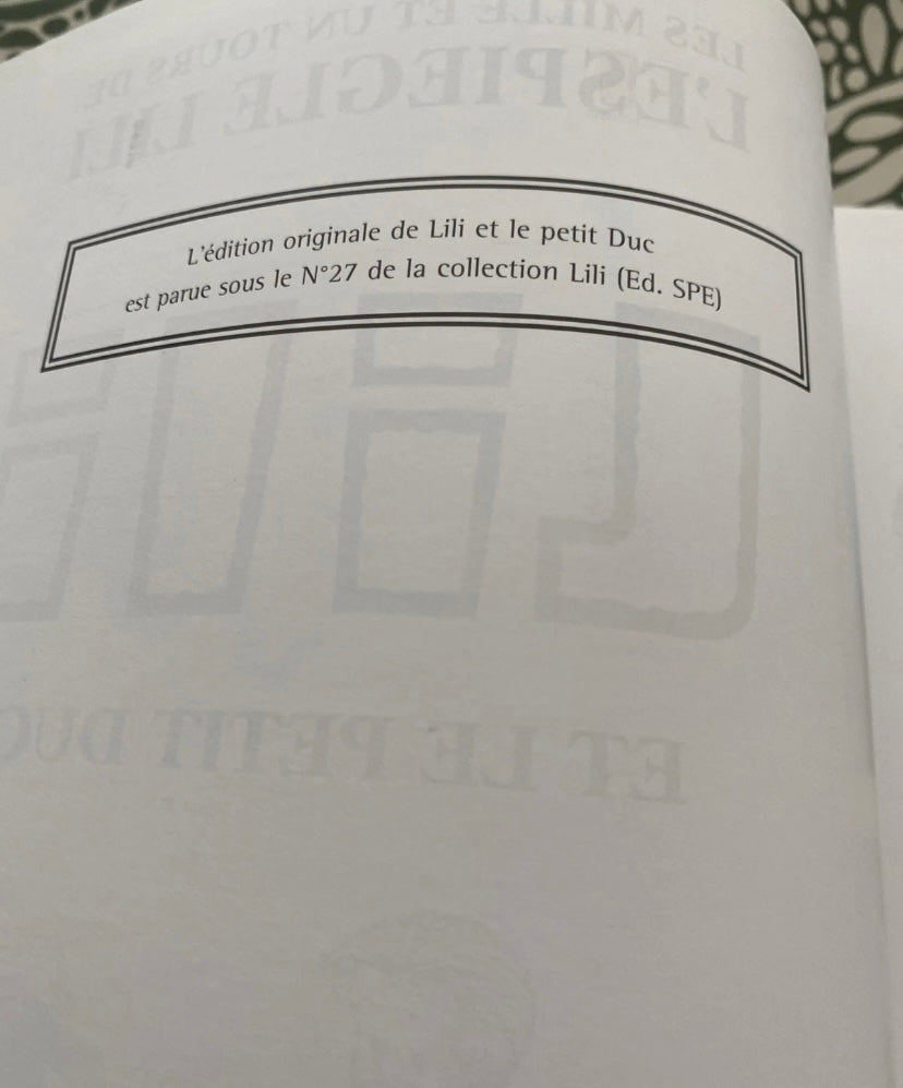 BD Lili et le petit Duc. Vents d’Ouest