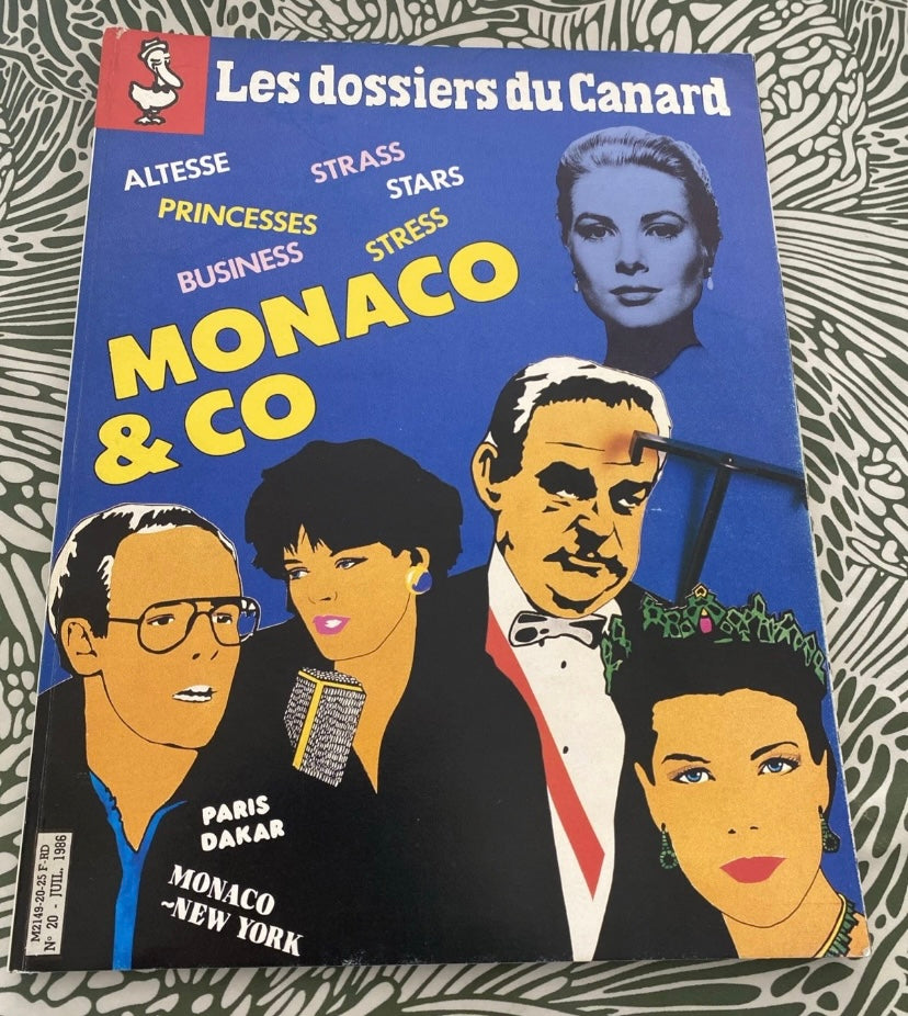 Magazine les dossiers du Canard. Monaco & Co. Juillet 1986. Numéro 20