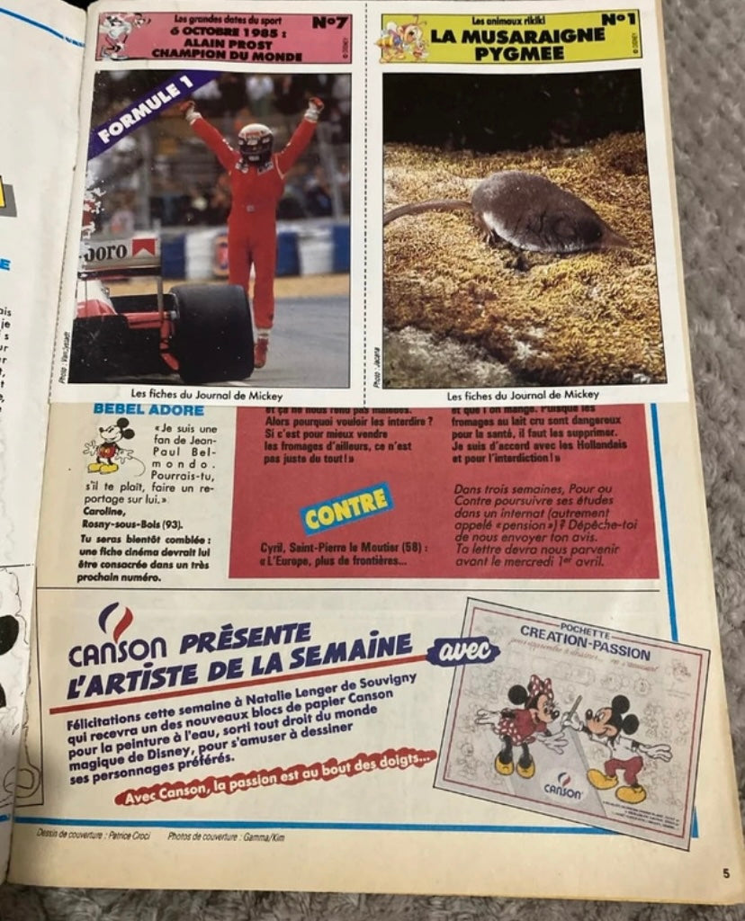Bd ancienne le journal de Mickey numéro 2075