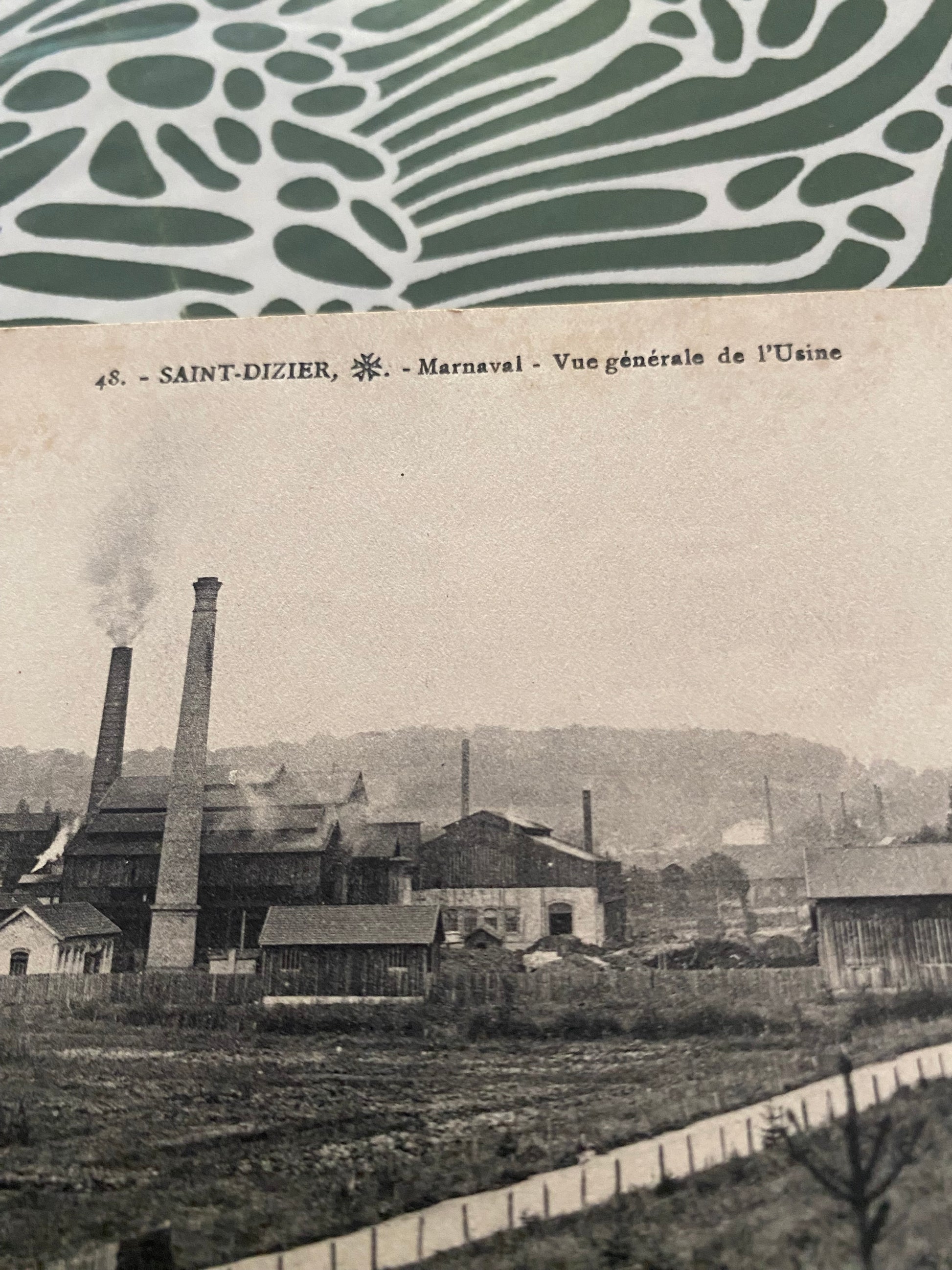 Carte postale ancienne. Saint Dizier. Marnaval vue générale de l’usine