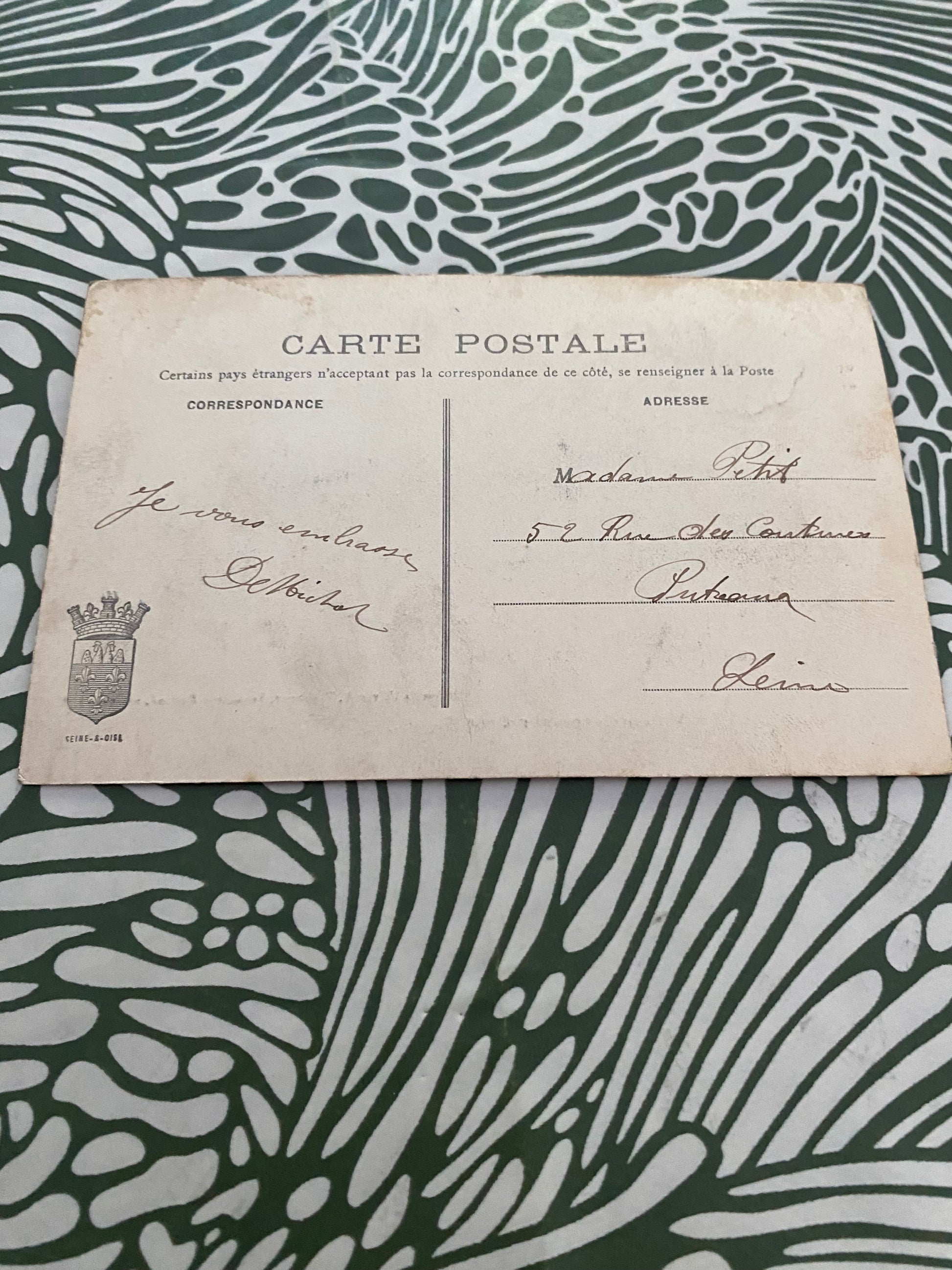 Carte postale ancienne Villemoisson-Sur-Orge. Le château