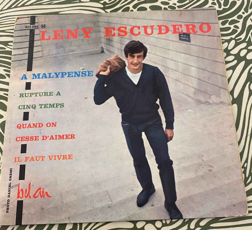 Disque vinyle 45 tours Leny Escudero. A Malypense