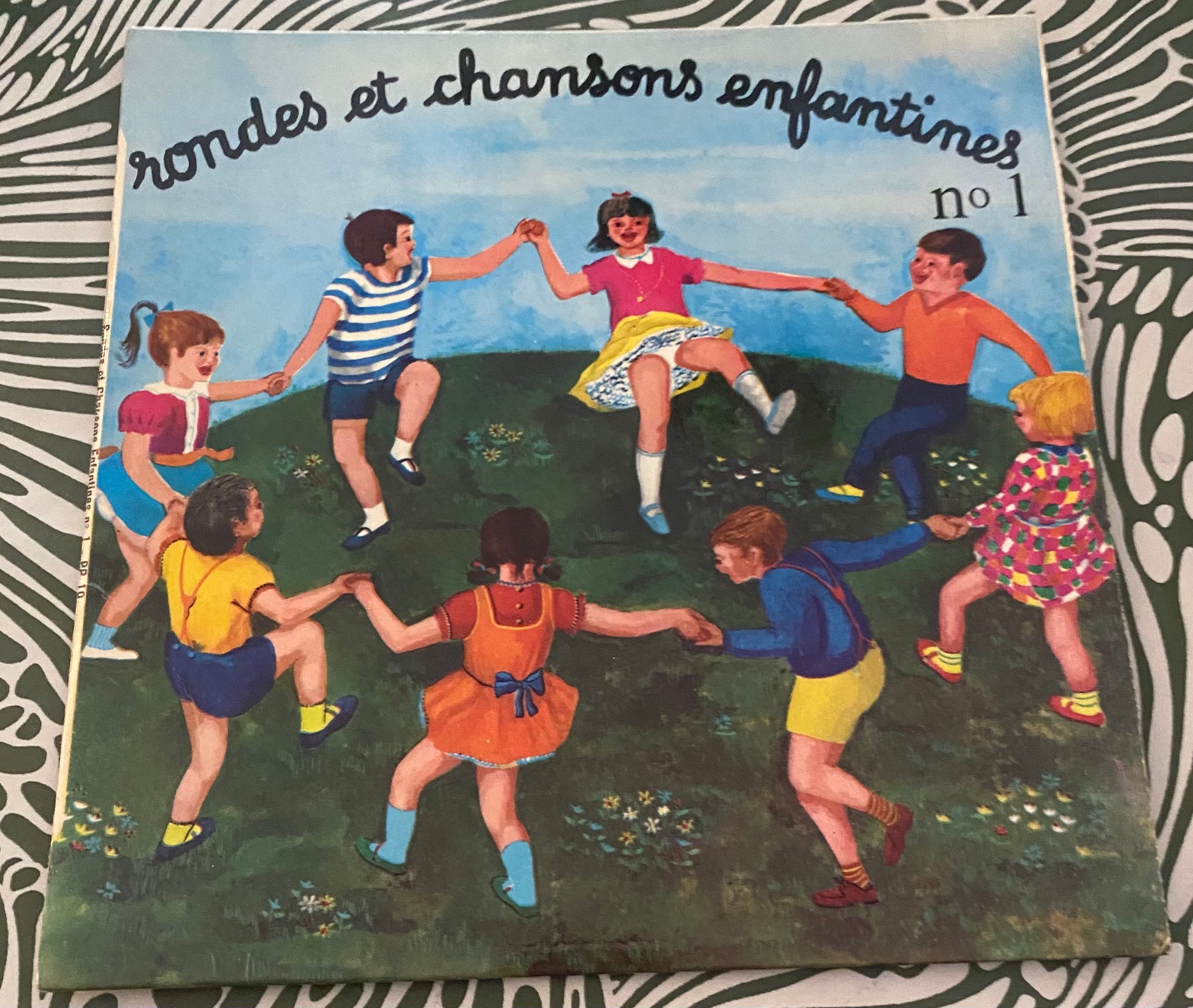 Disque vinyle Ronde et chansons enfantines numéro 1 PP19