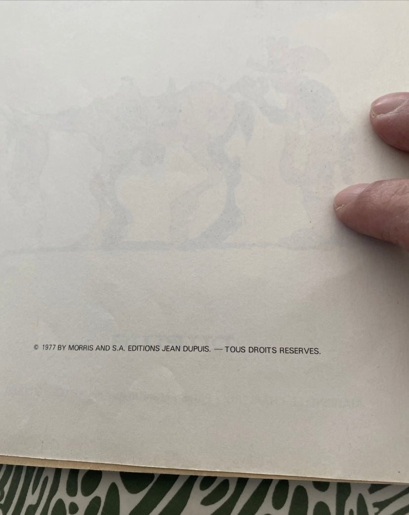 BD ancienne Lucky Luke Ruée sur L’Oklahoma. BD souple 1977