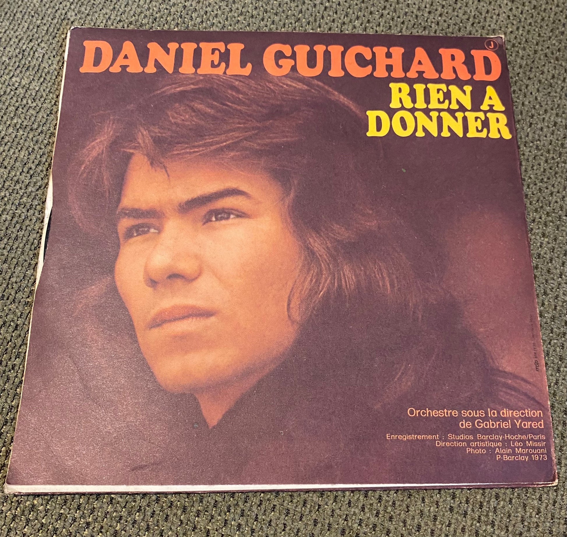 Disque vinyle, 45. Tours Daniel Guichard. Pourquoi