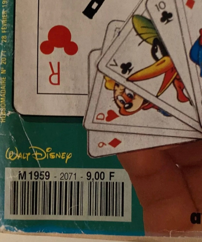 Bd ancienne le journal de Mickey numéro 2071