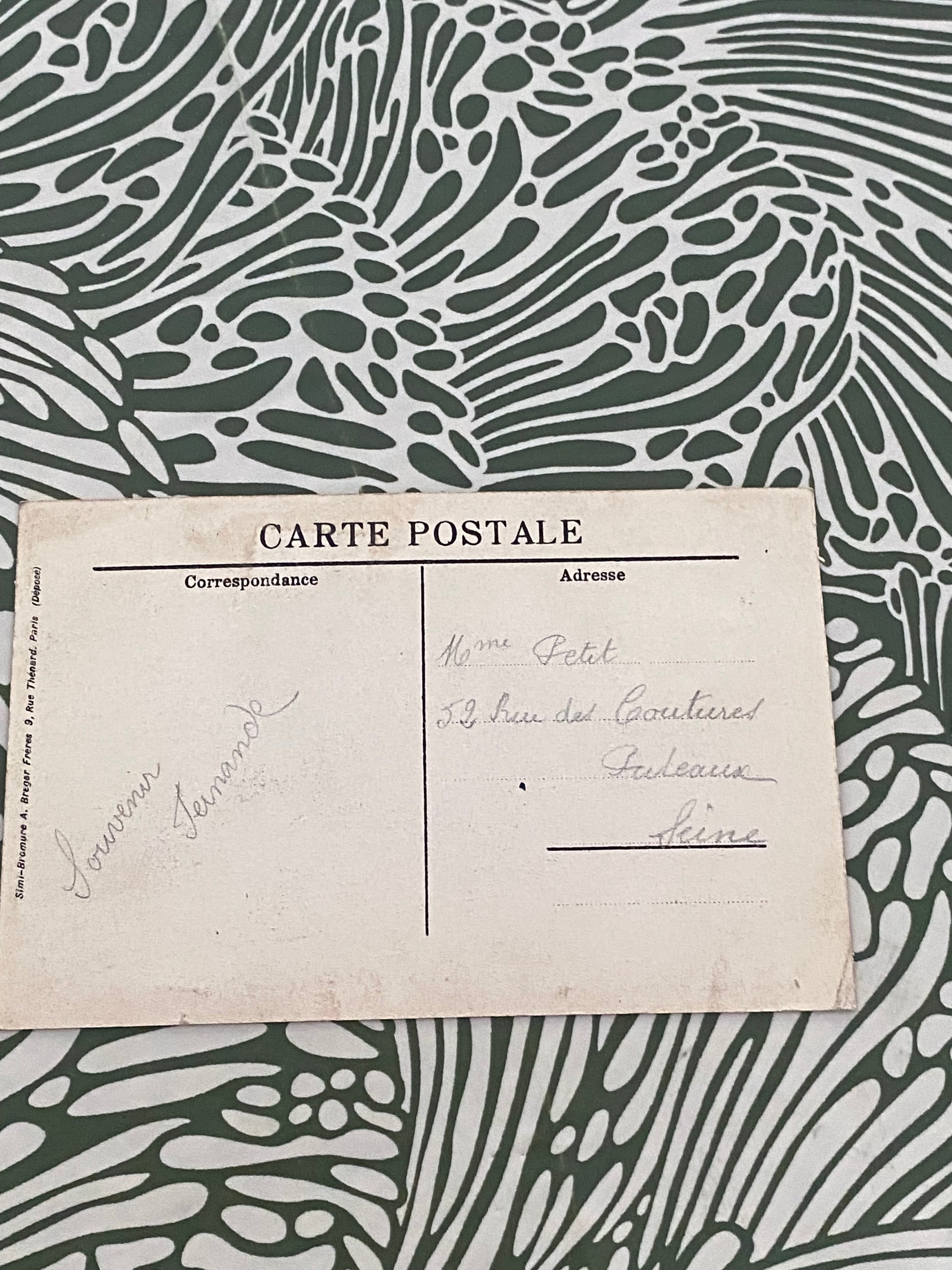 Carte postale ancienne La Frette. Les plâtrières
