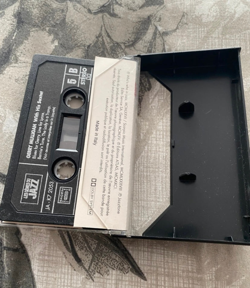 Cassette audio Jazz Gerry Mulligan. With is Sextet