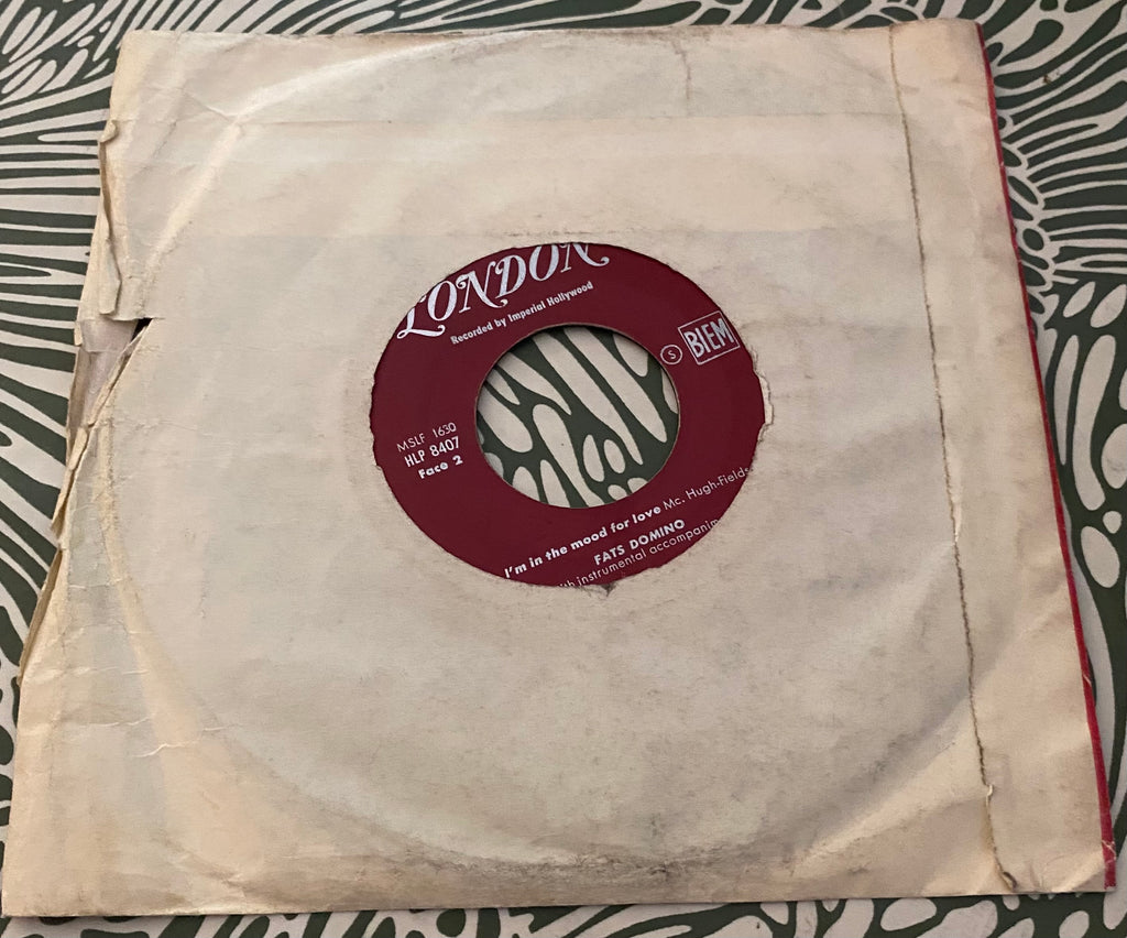 Disque vinyle 45 tours Fats Domino. I ´m Walkin