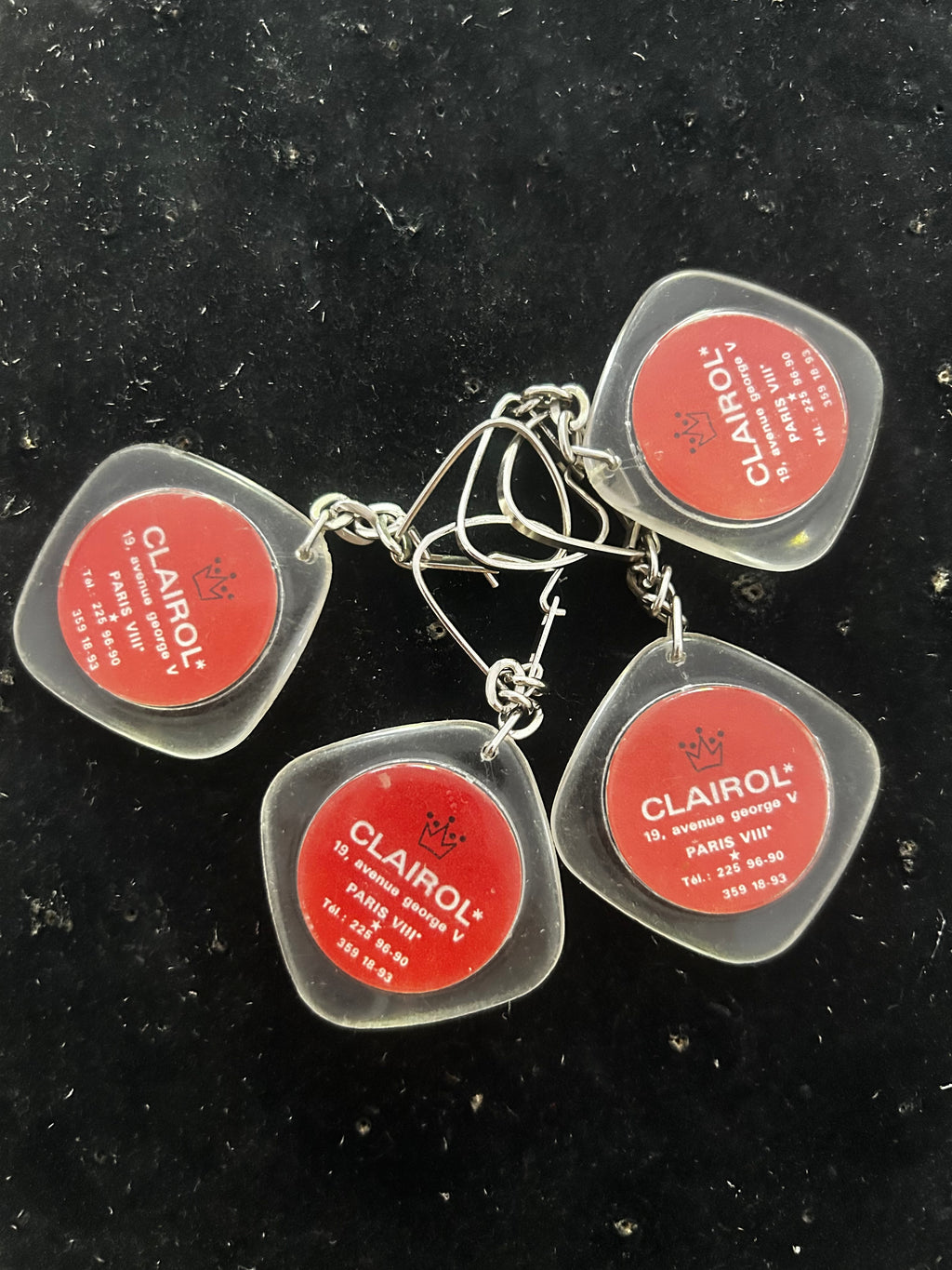 Porte clefs Clairol. Ultra bleue Lot de 4