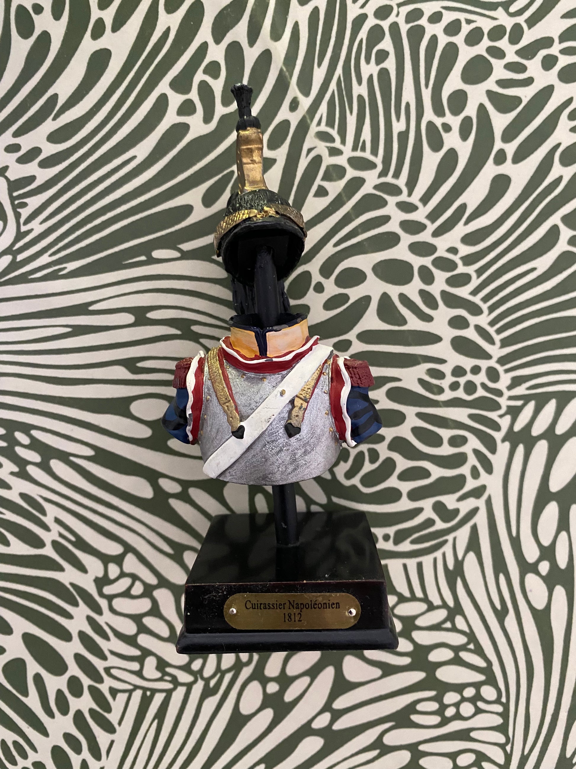 Figurine buste Cuirassier Napoléonien 1812. En plomb