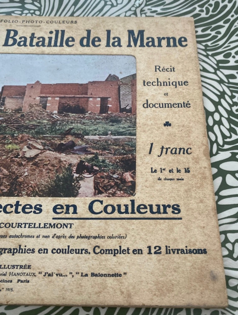 Revue Portfolio les champs de bataille de la Marne. Numéro 11. Début 1900