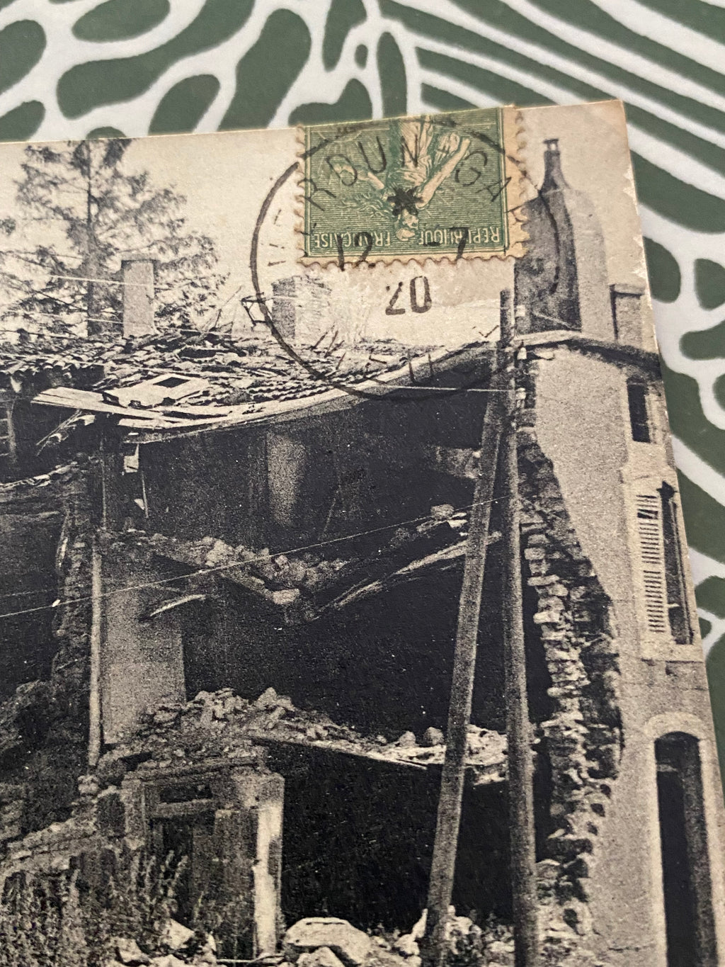 Carte postale ancienne Verdun. Rue des hauts Fins. 1920