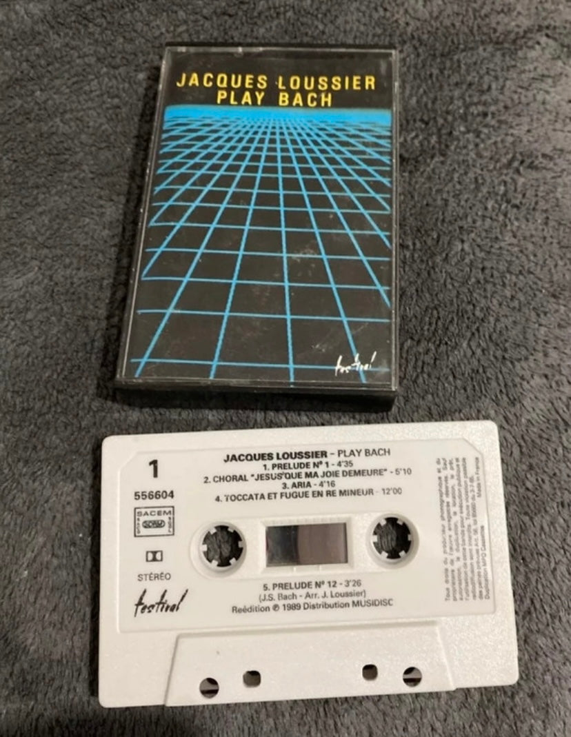 Cassette audio Jacques Loussier Play Bach Festival 556604