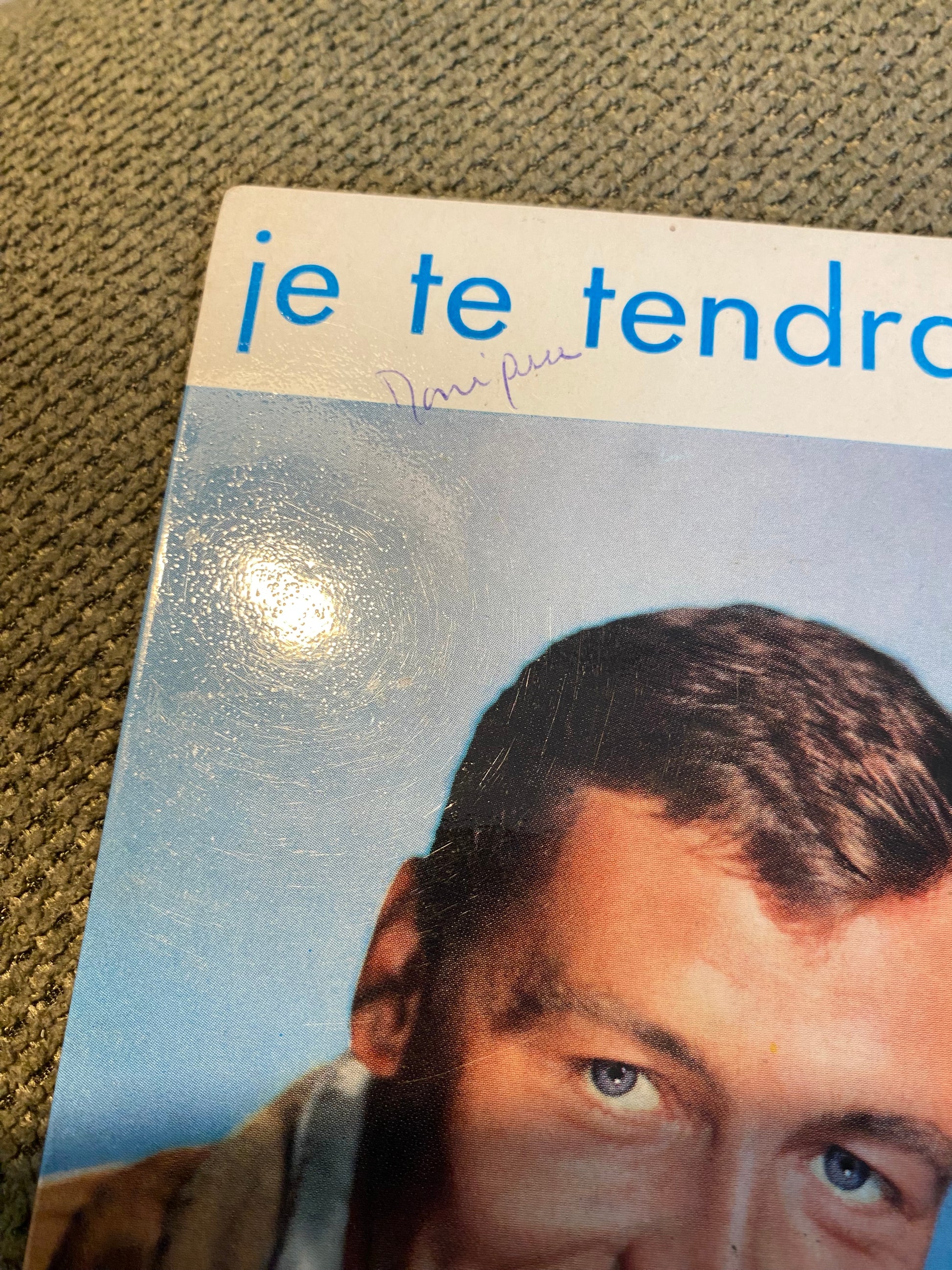 Disque vinyle 45 tours François Deguelt. Je te tendrai les bras. 1er prix CoQ de la chanson Française 1959