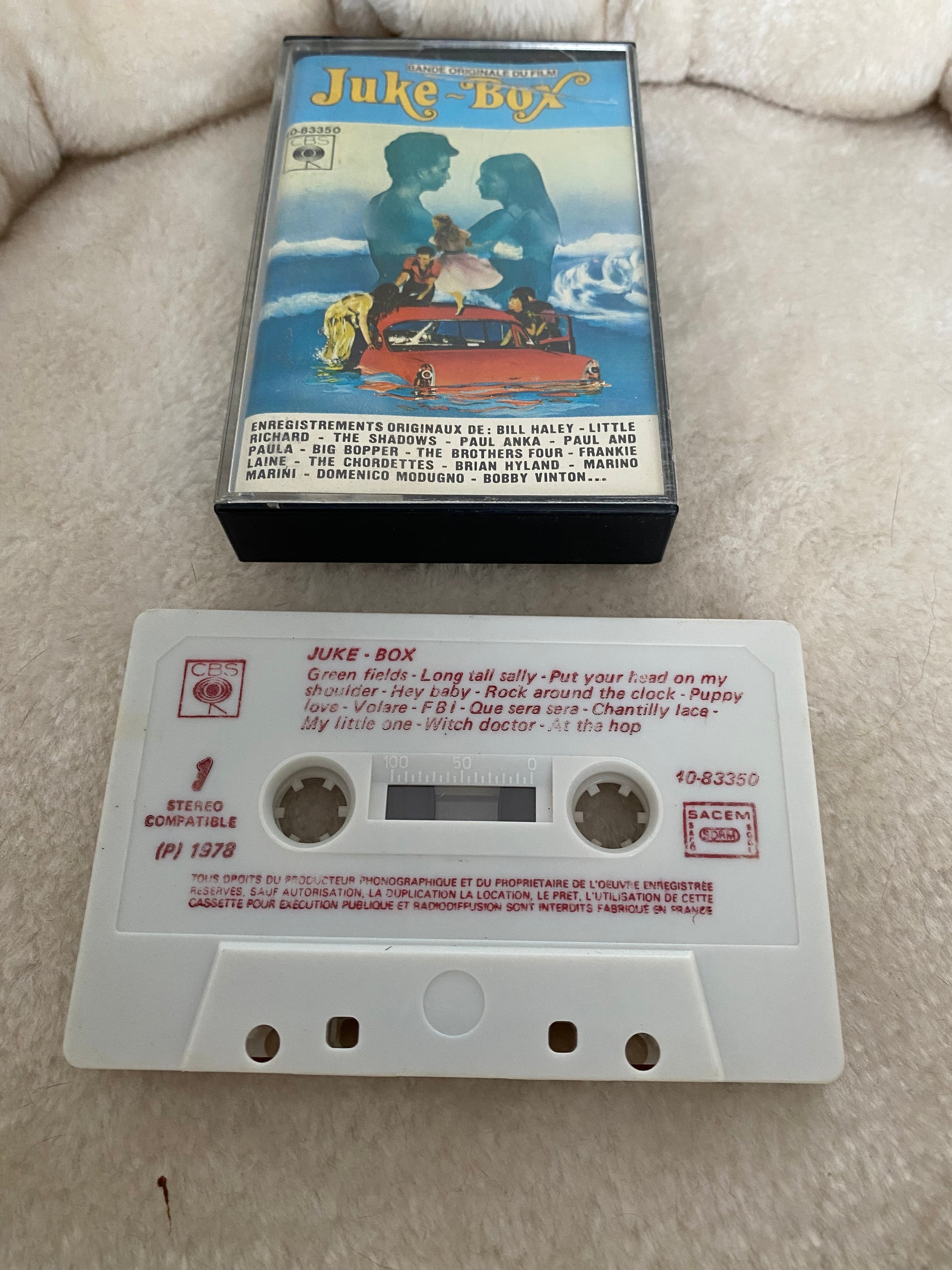 Cassette audio Juke Box. Bande originale du film