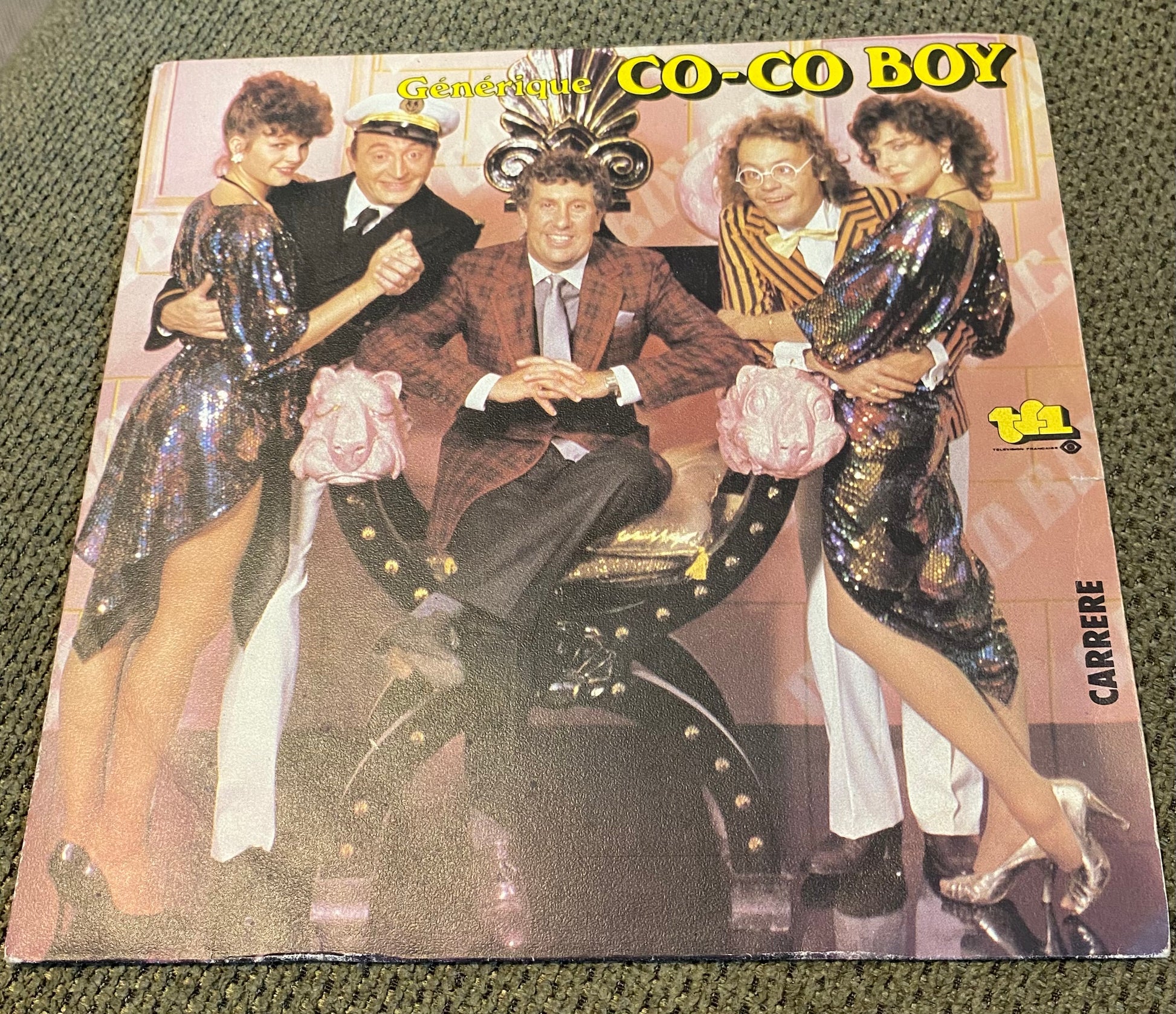 Disque vinyle 45 tours Générique CO-CO Boy TF1. Pour être un co-co boy