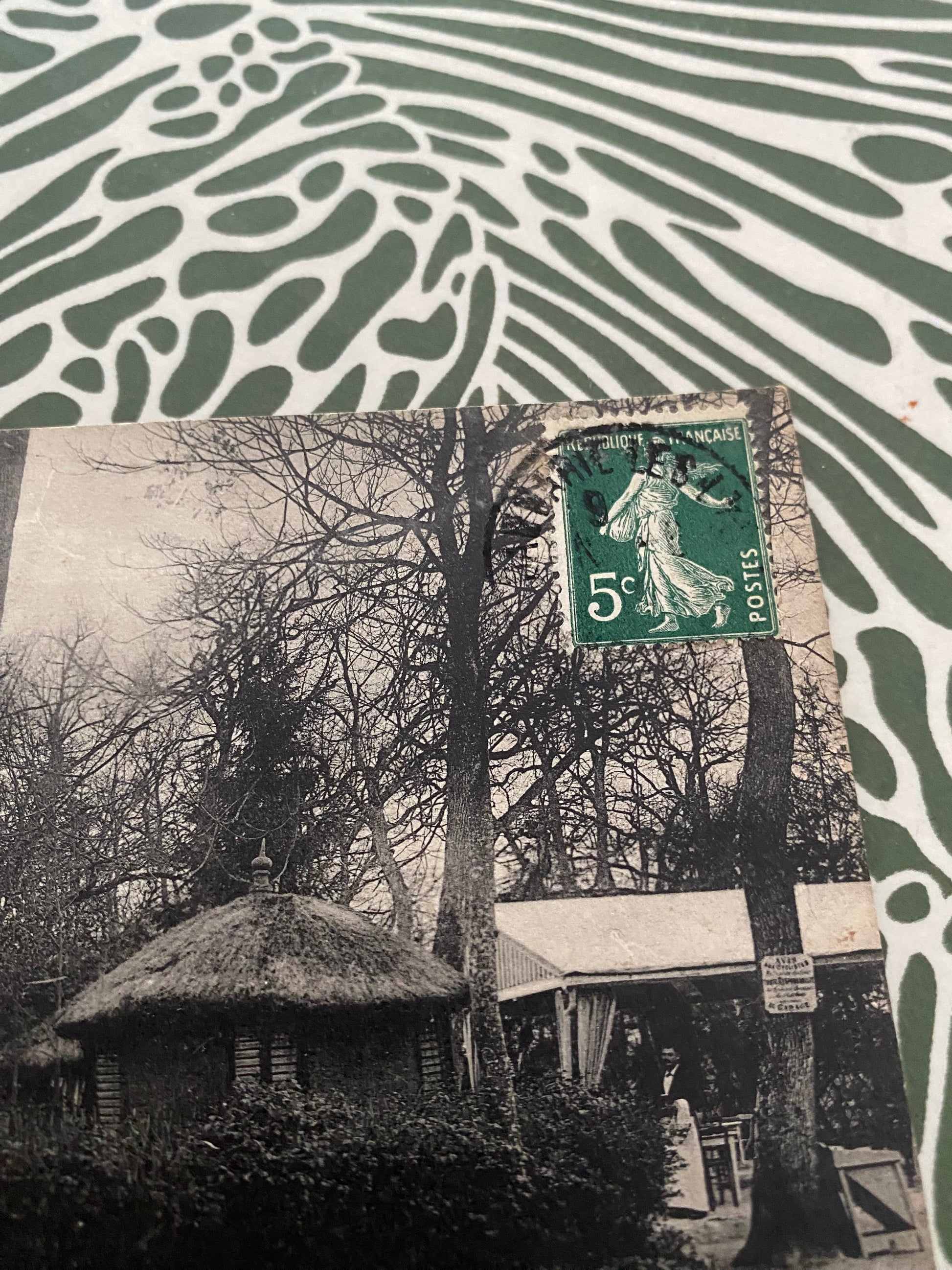Carte postale ancienne Franchard. Restaurant de Franchard.