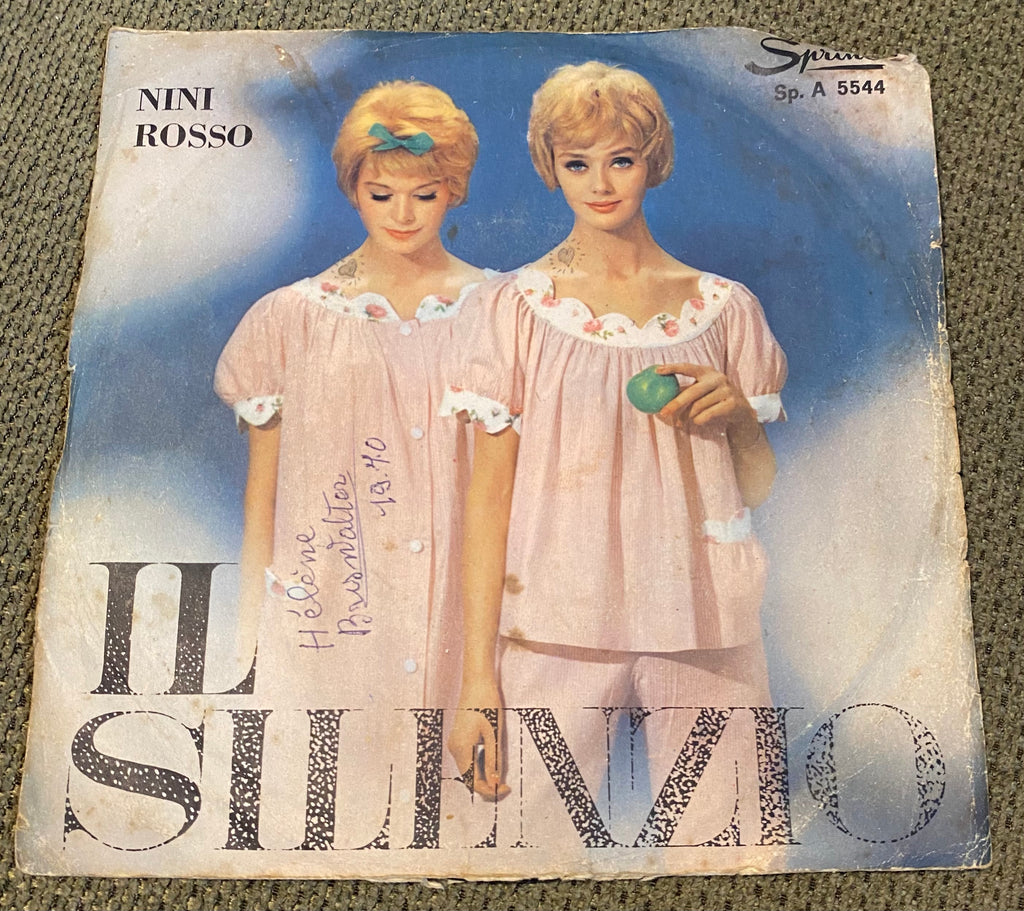Disque vinyle Nini Rosso Dal Film Crimine A Due La Canzone. Ho Bisogno Di Te.
