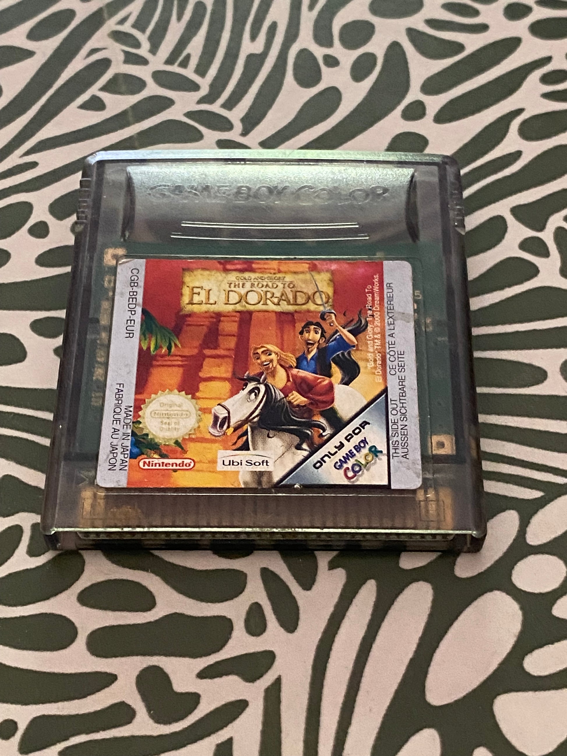 Jeu Game boy Color. The Road to El Dorado