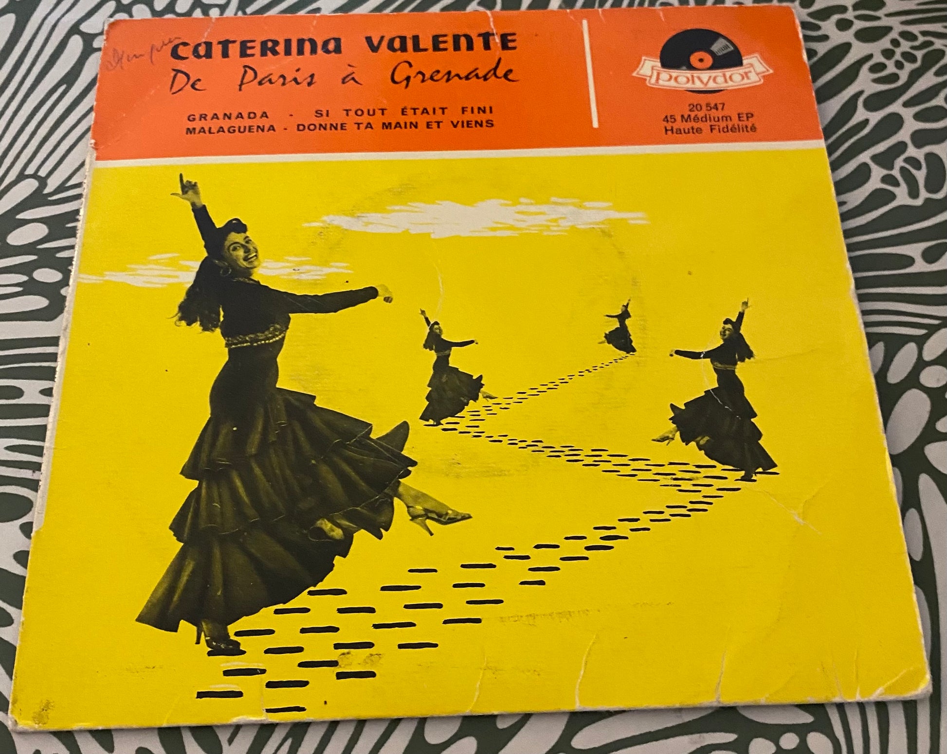Disque vinyle 45 Tours Caterina Valente. Granada